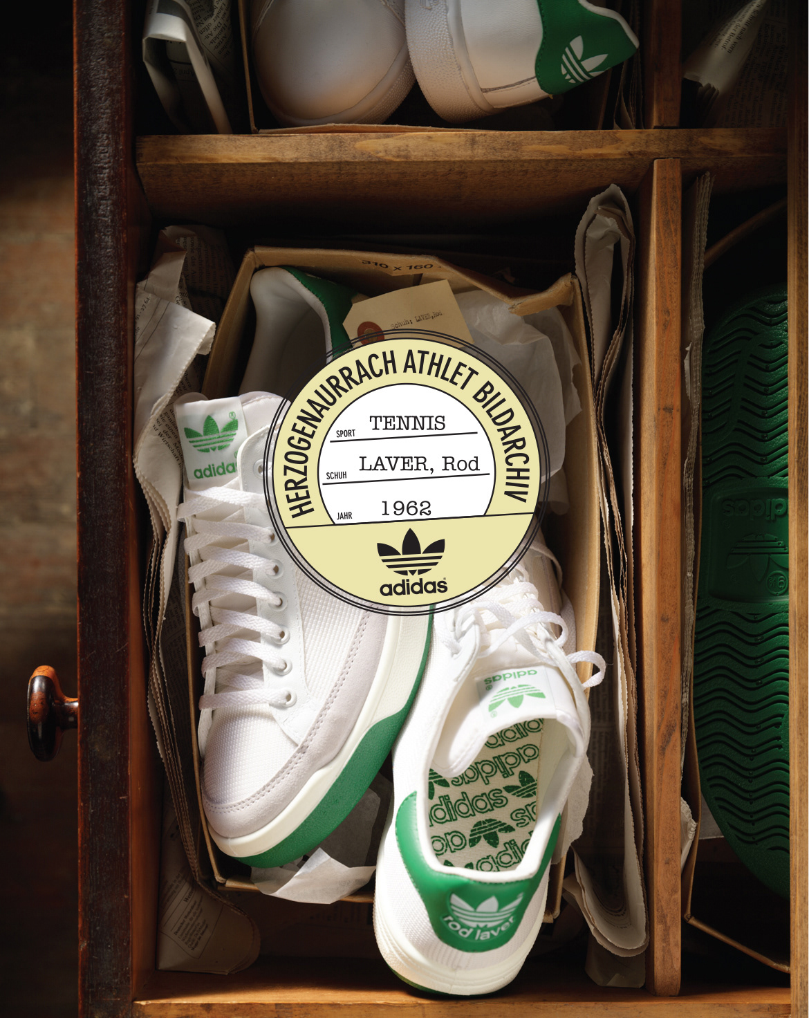 Adidas Rod Laver footwear image used in POP