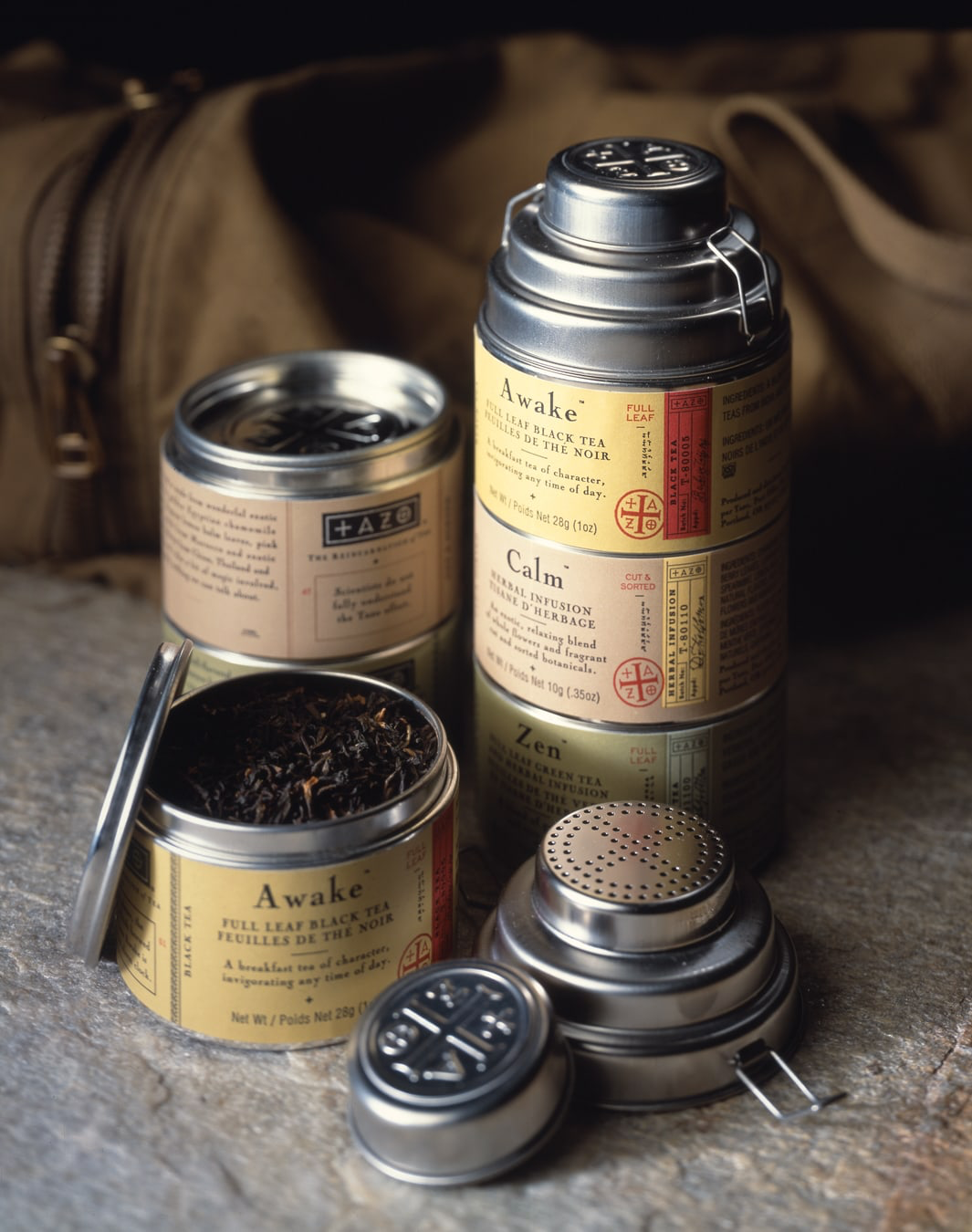 Tazo Tea Cannisters