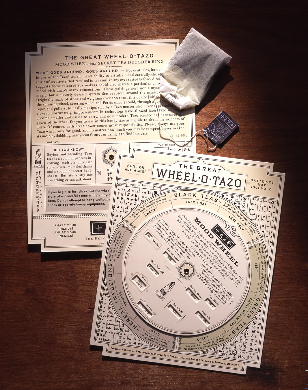 Tazo Tea Wheel