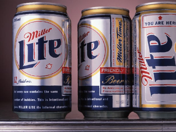 Miller Light Cans