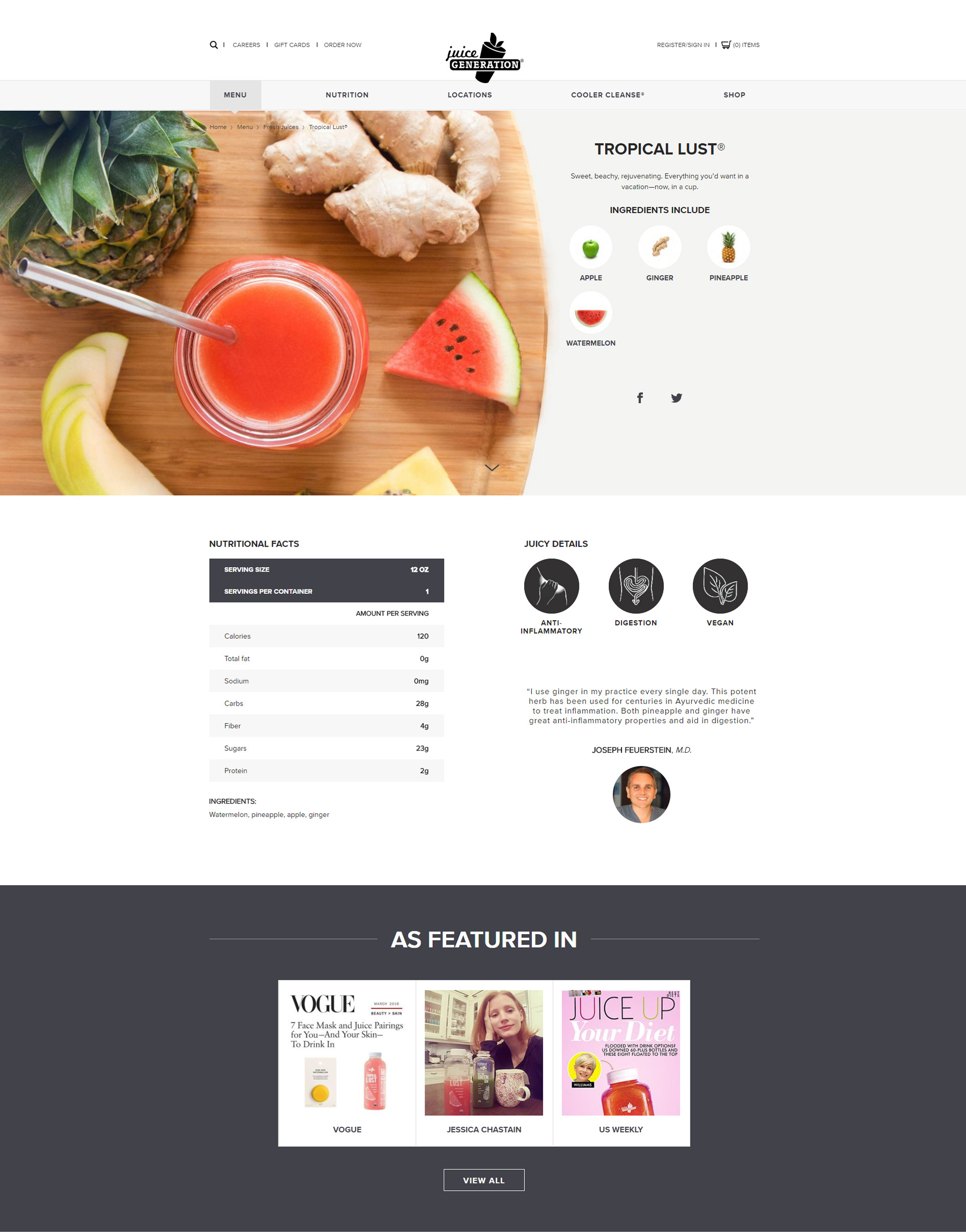 Betania Garcia Juice Generation