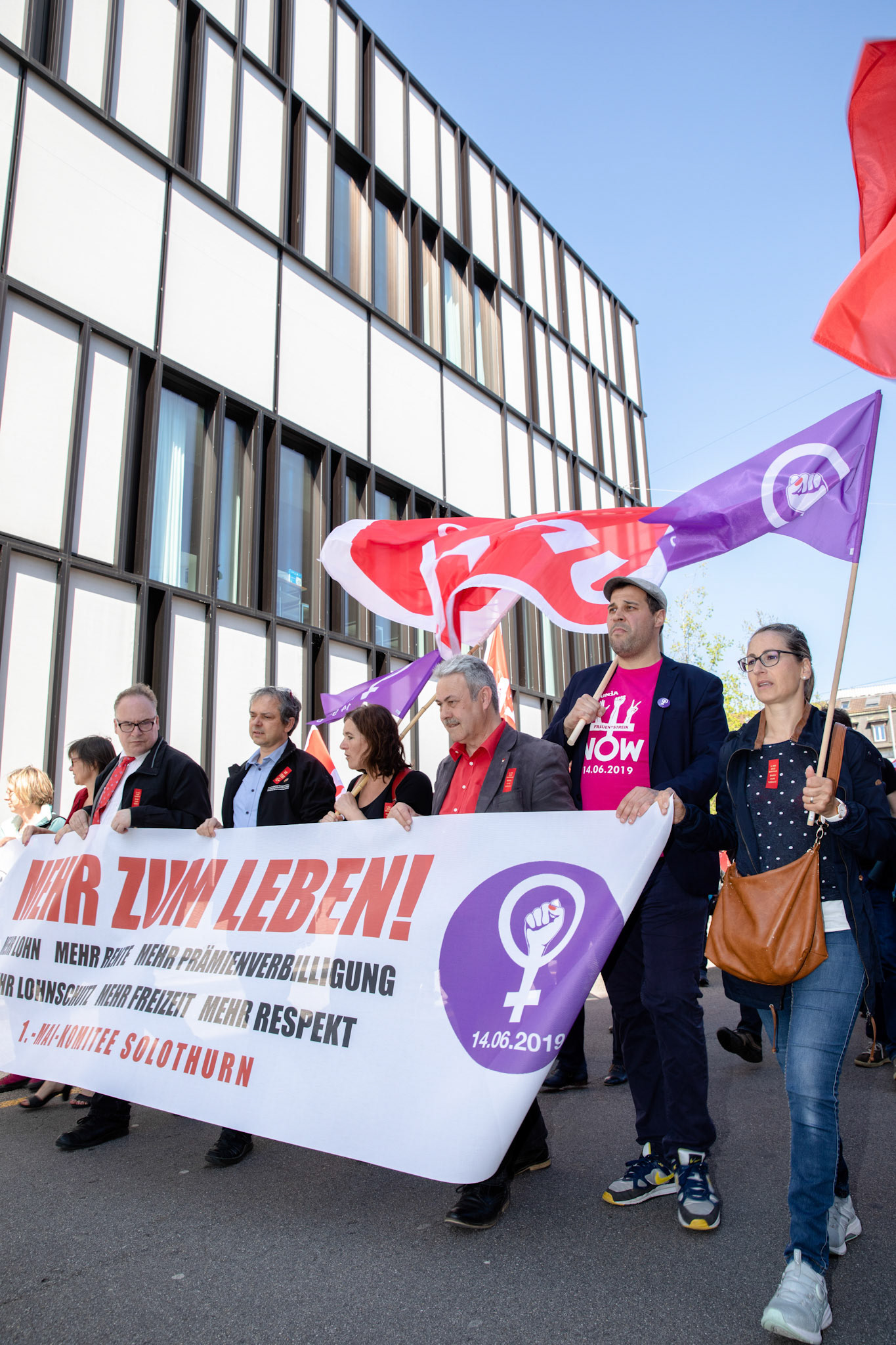 1. Mai
Demonstration
Gewerkschaft
Unia
SP
Kurden
Frauenbewegung