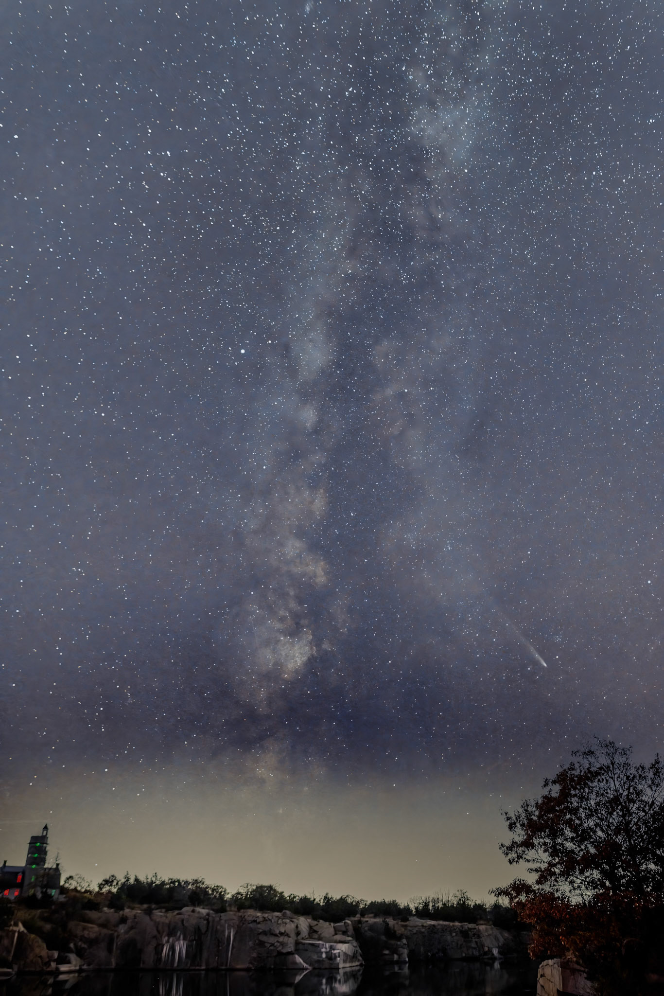 Milky Way and Comet c/2023 A3