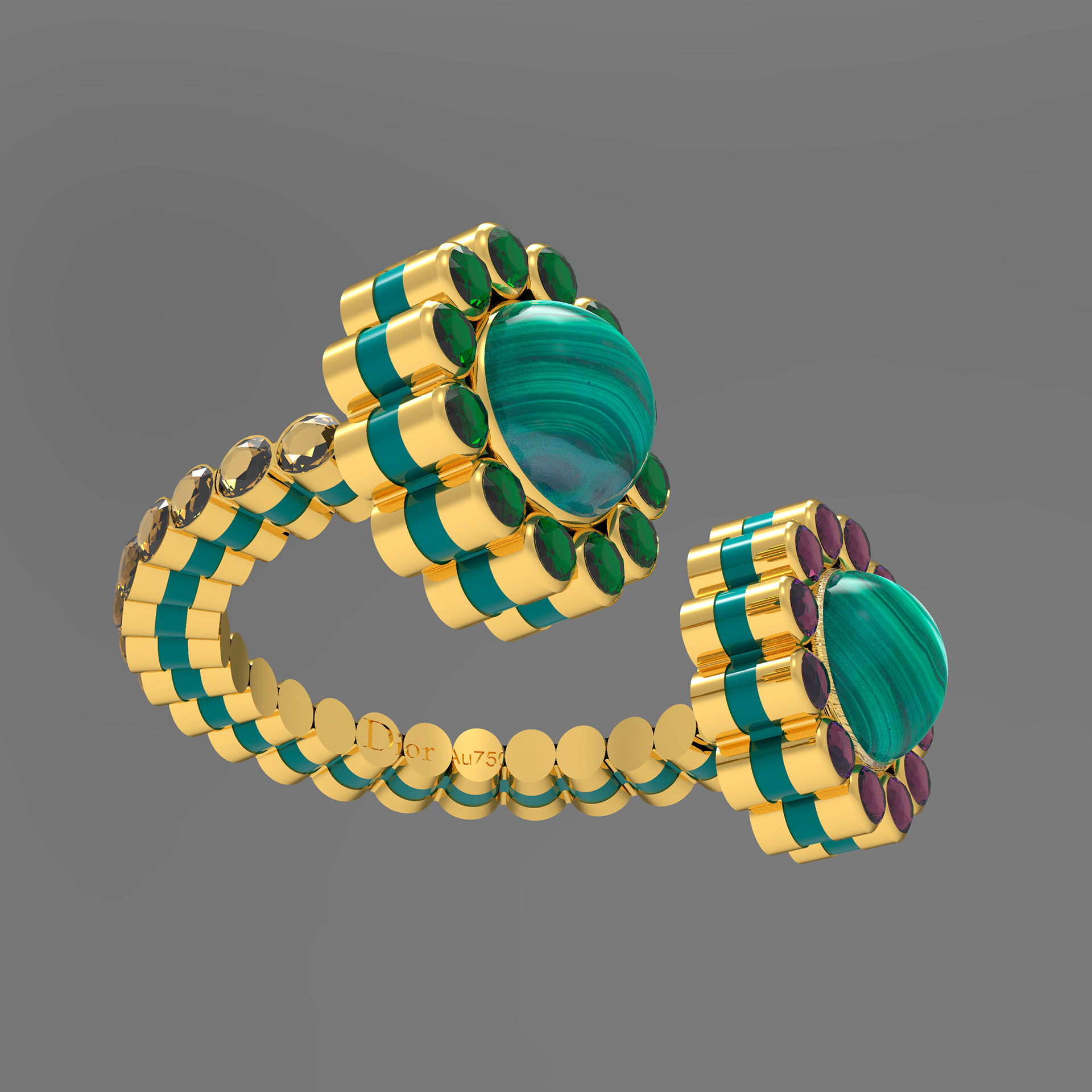 DIOR DOUBLE RING 