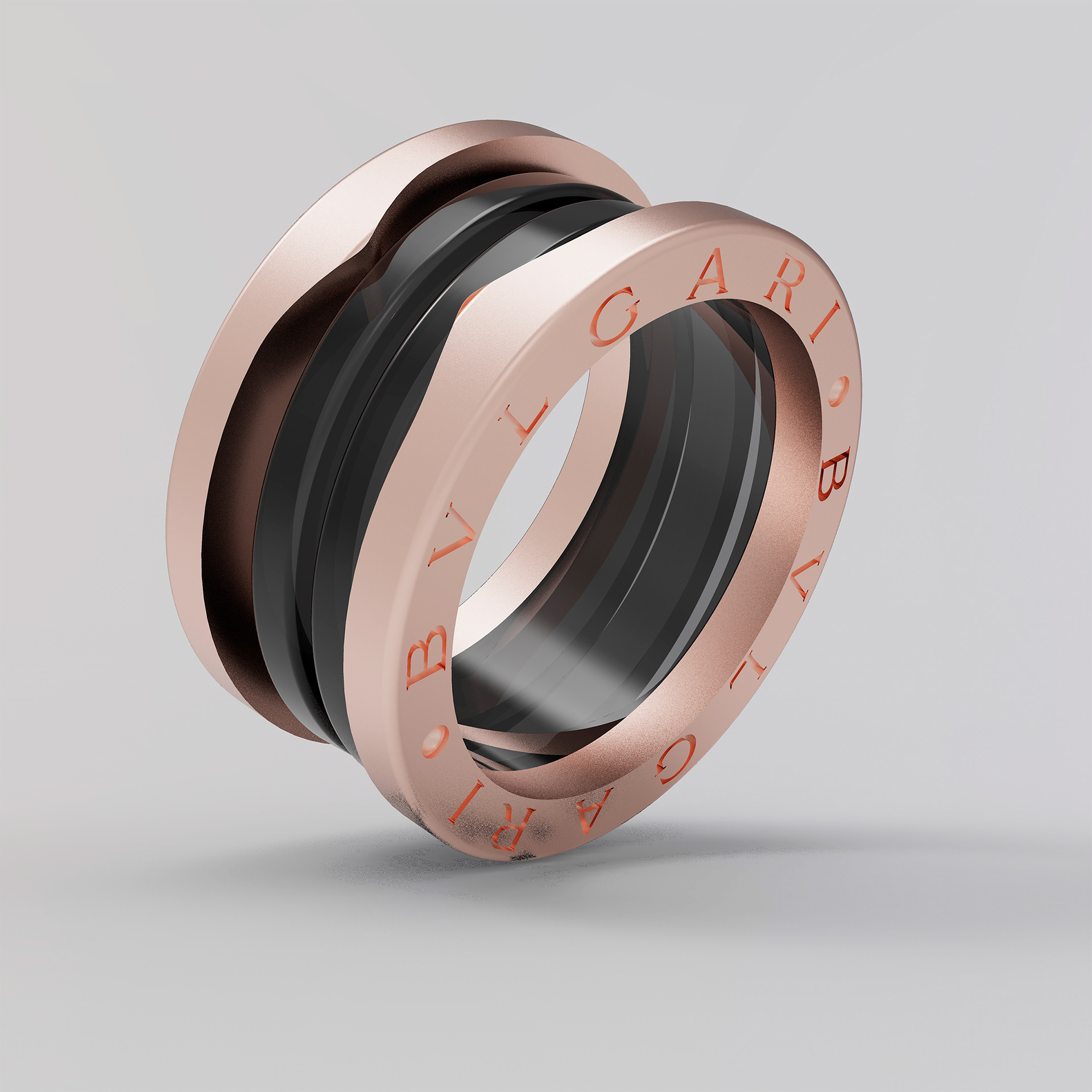 BULGARI EARRING IN PINK GOLD
