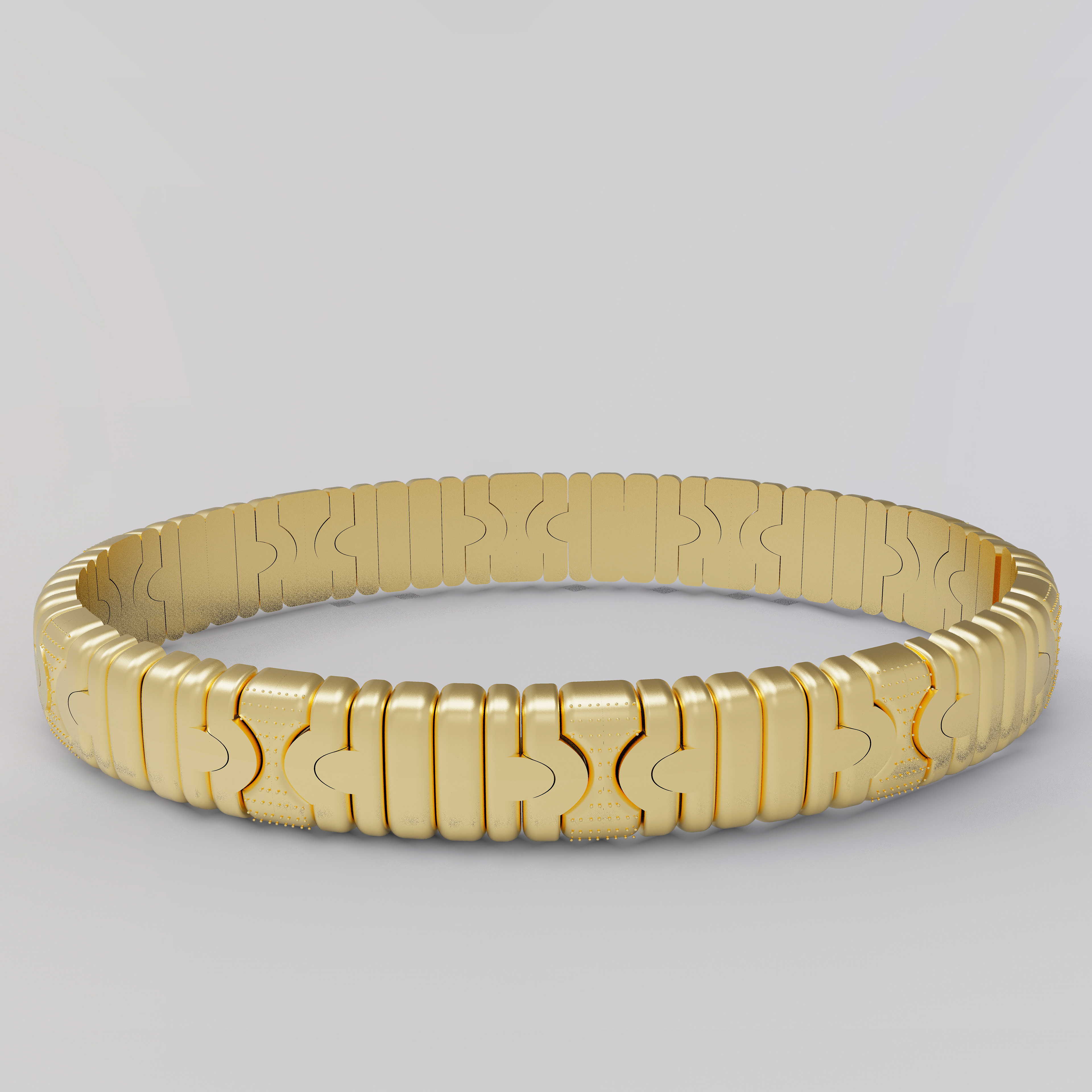 MODULAR BRACELET WITH GOLD FINISH