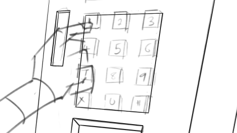 Rough dial animation