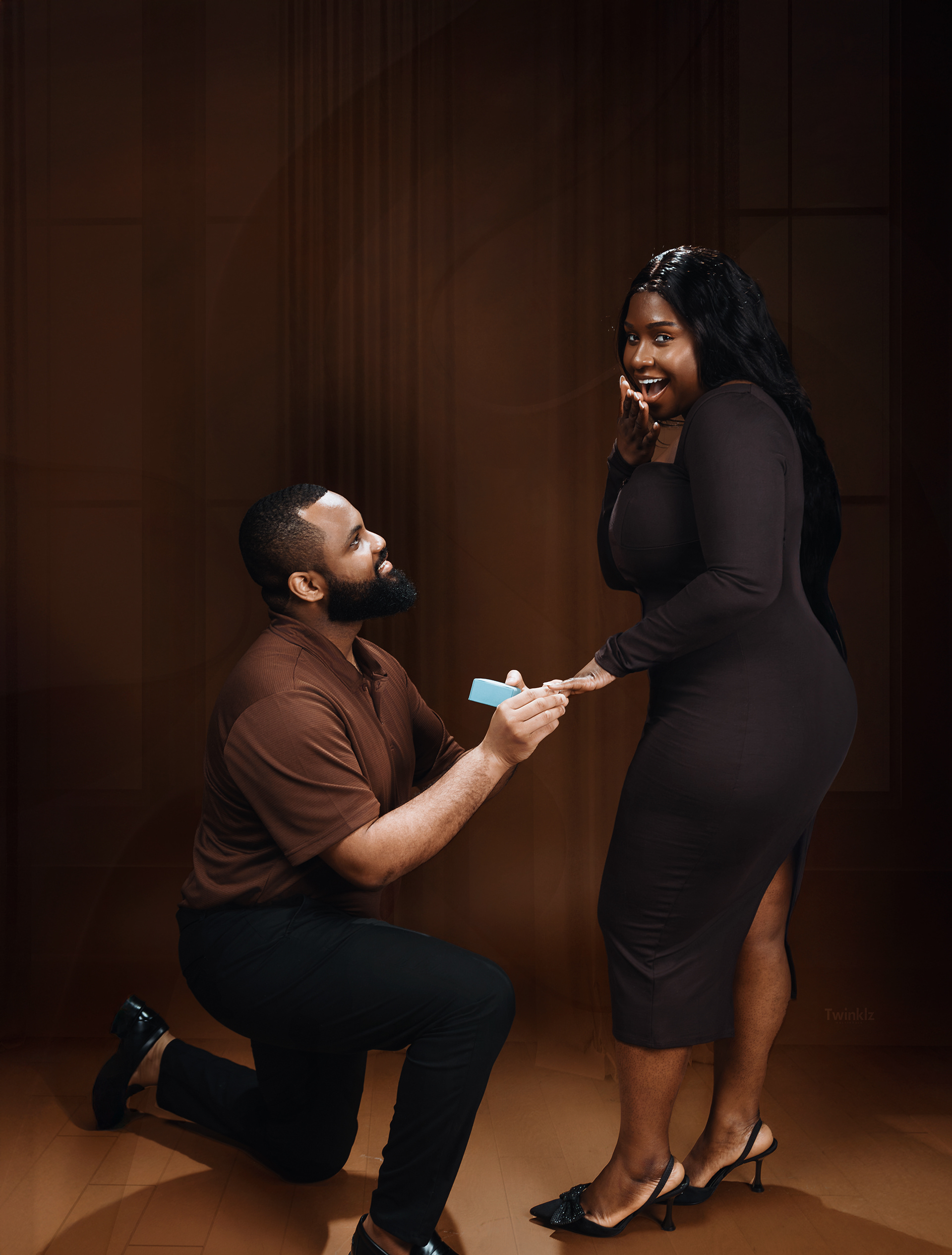 Marie Engagement Studio Shoot