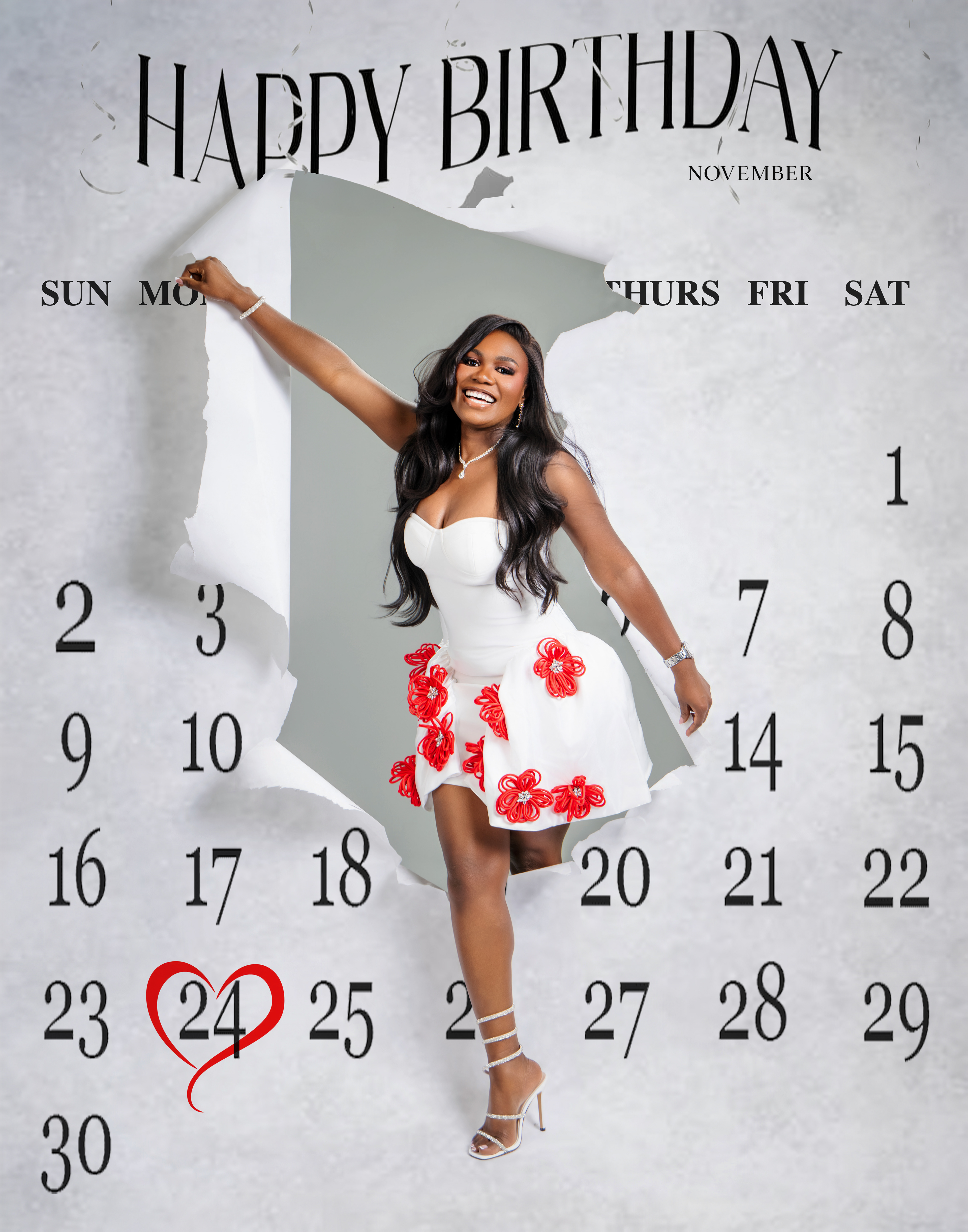 Sarah's 40th birthday - studio shoot