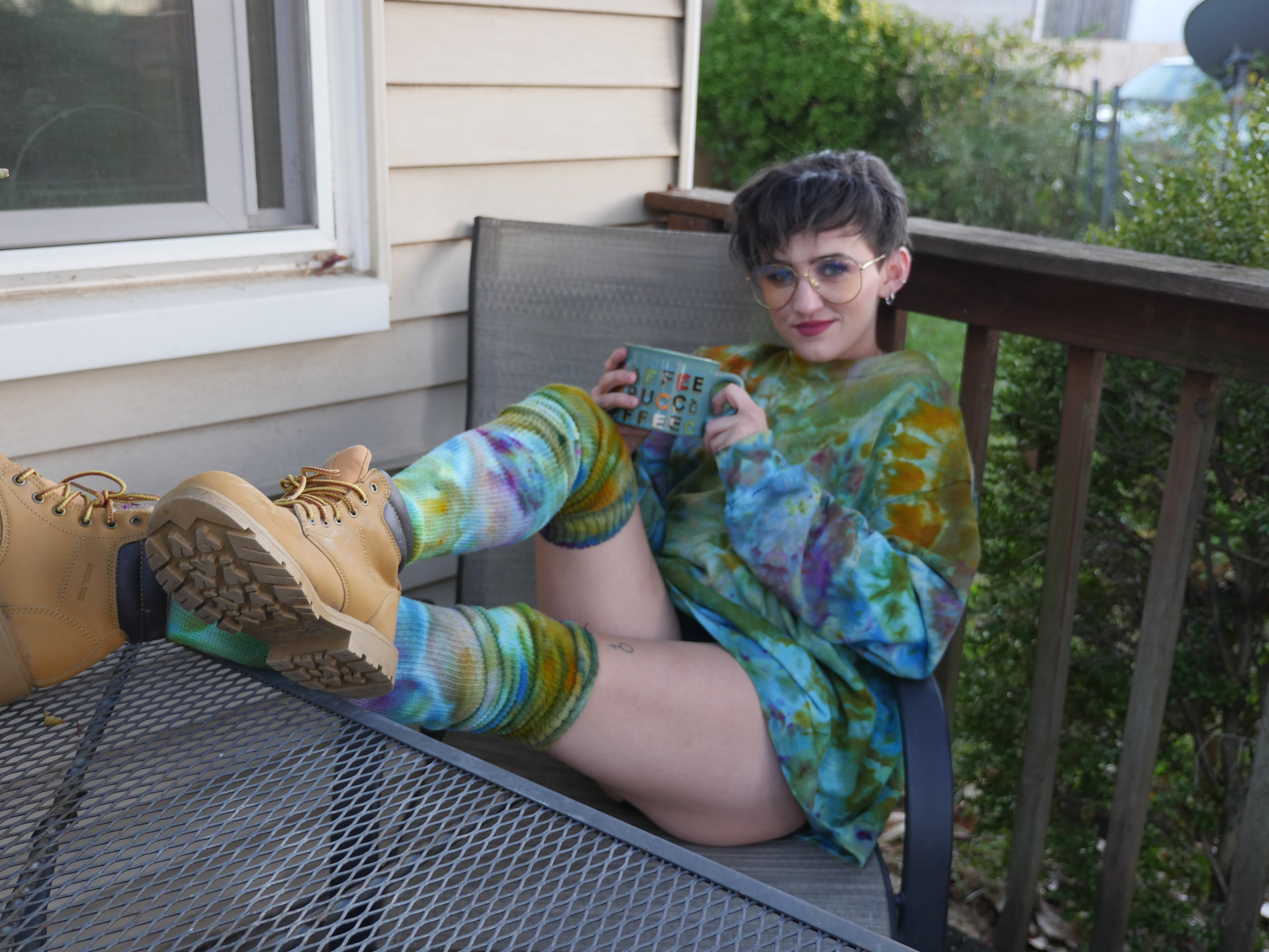 Clothing hand-dyed by me