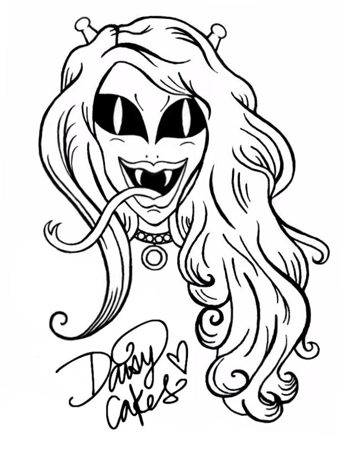 Hand-drawn logo, edited in Photoshop