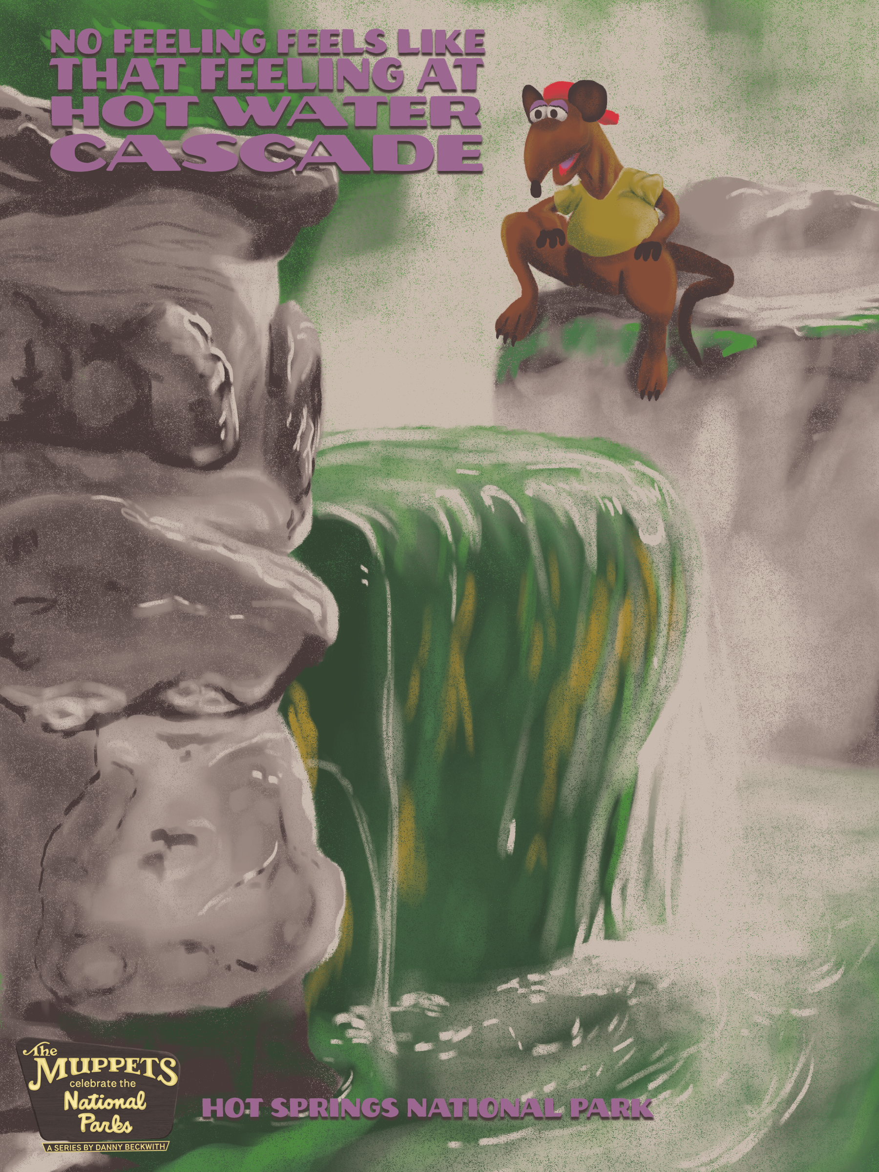 Hot Water Cascade - Hot Sprints NP