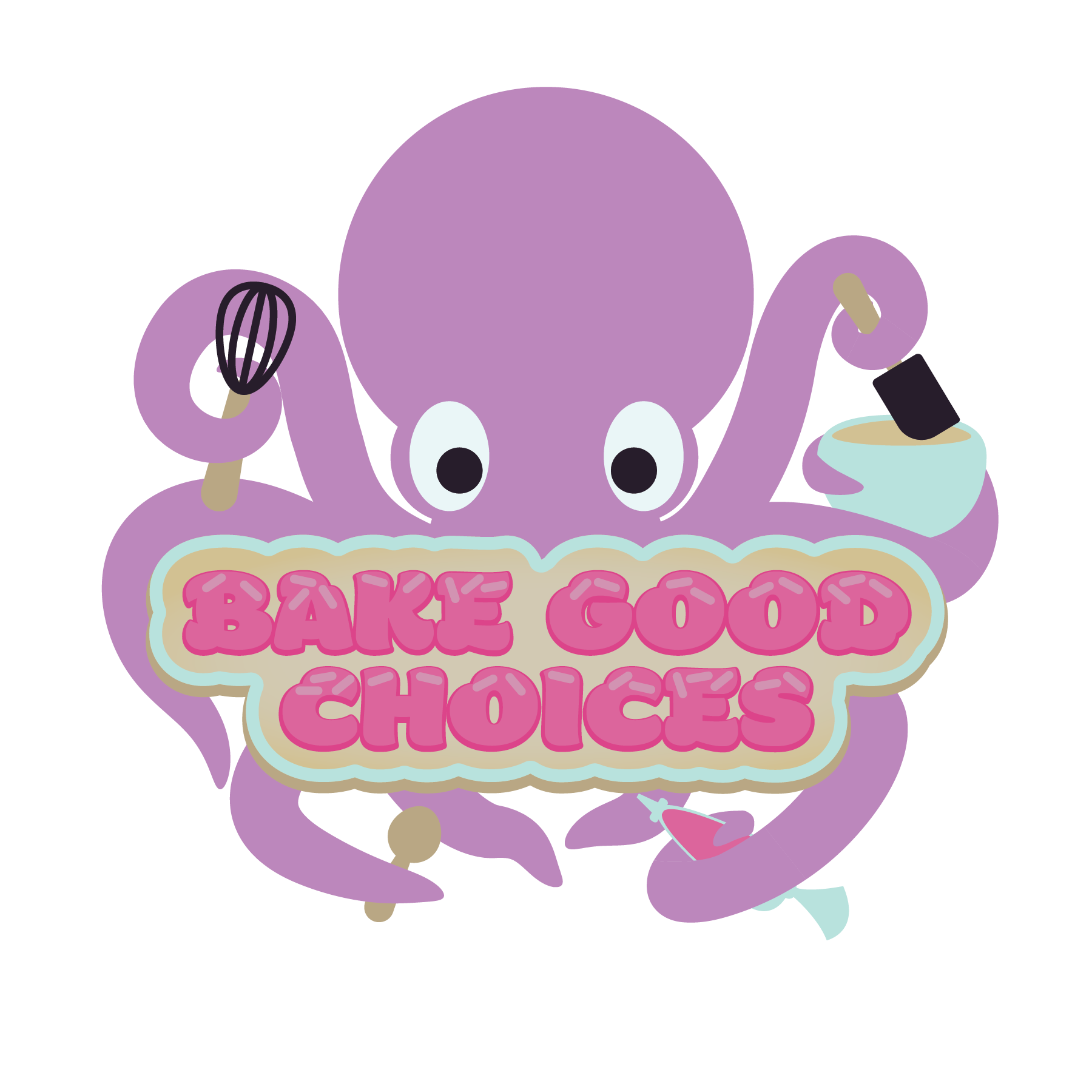 Bake Good Choice Logo Sticker 1
