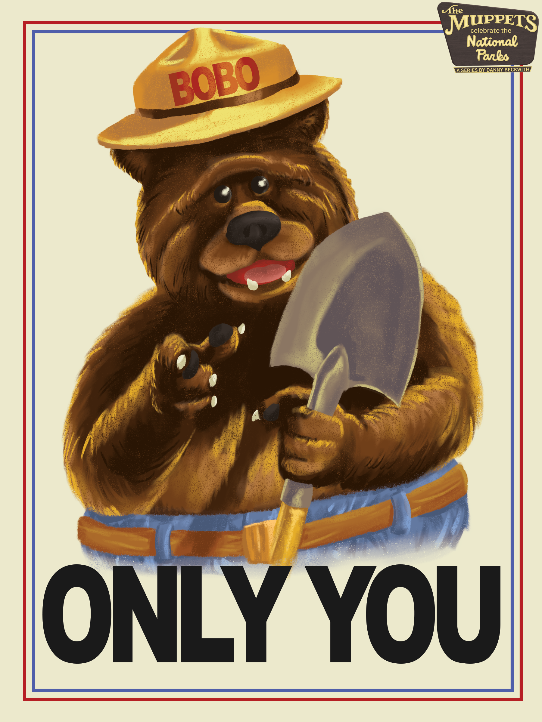 Bobo as Smoky Bear