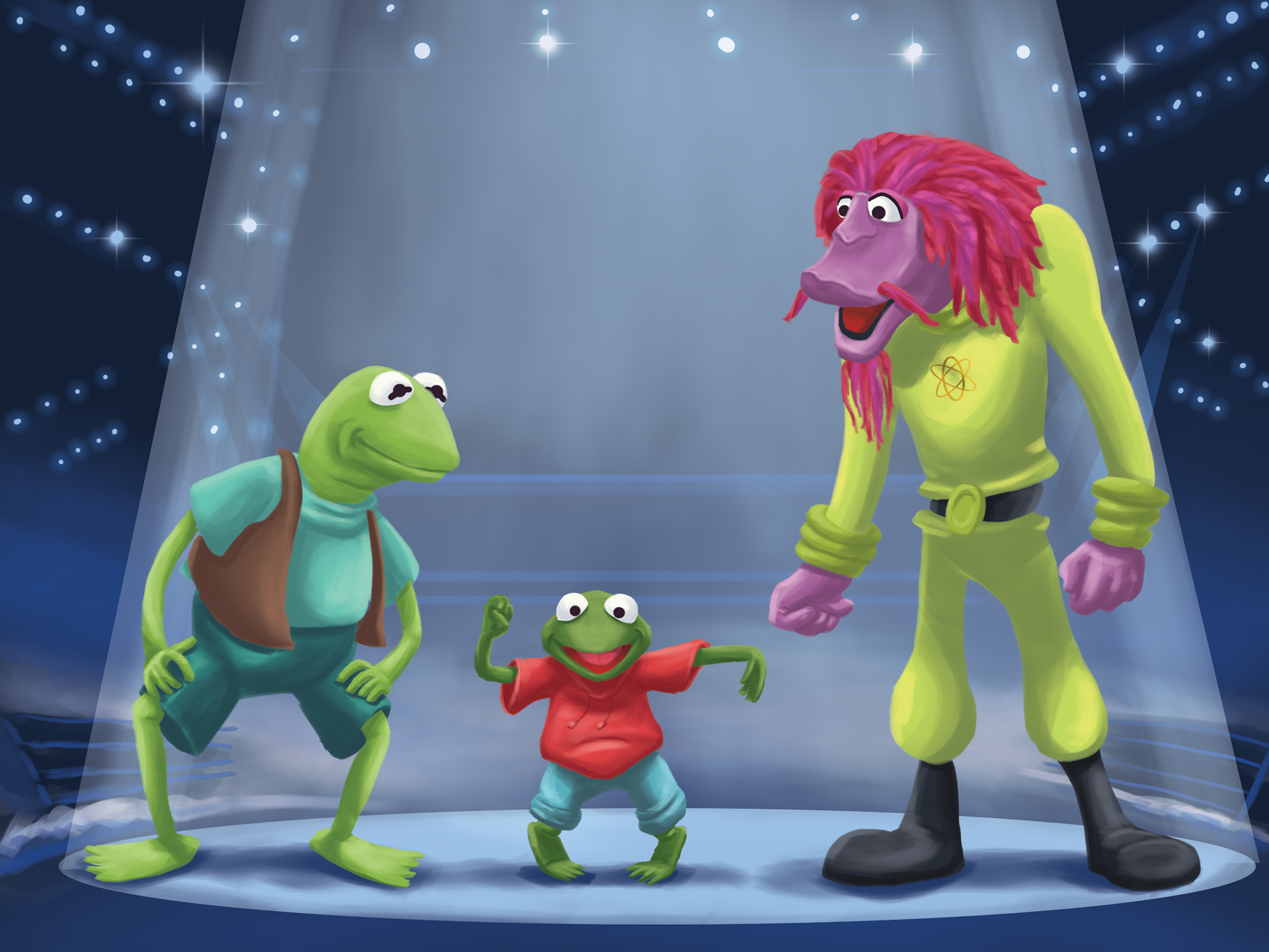" I 2 I" Sung by Clifford, Kermit the Frog, and Robin