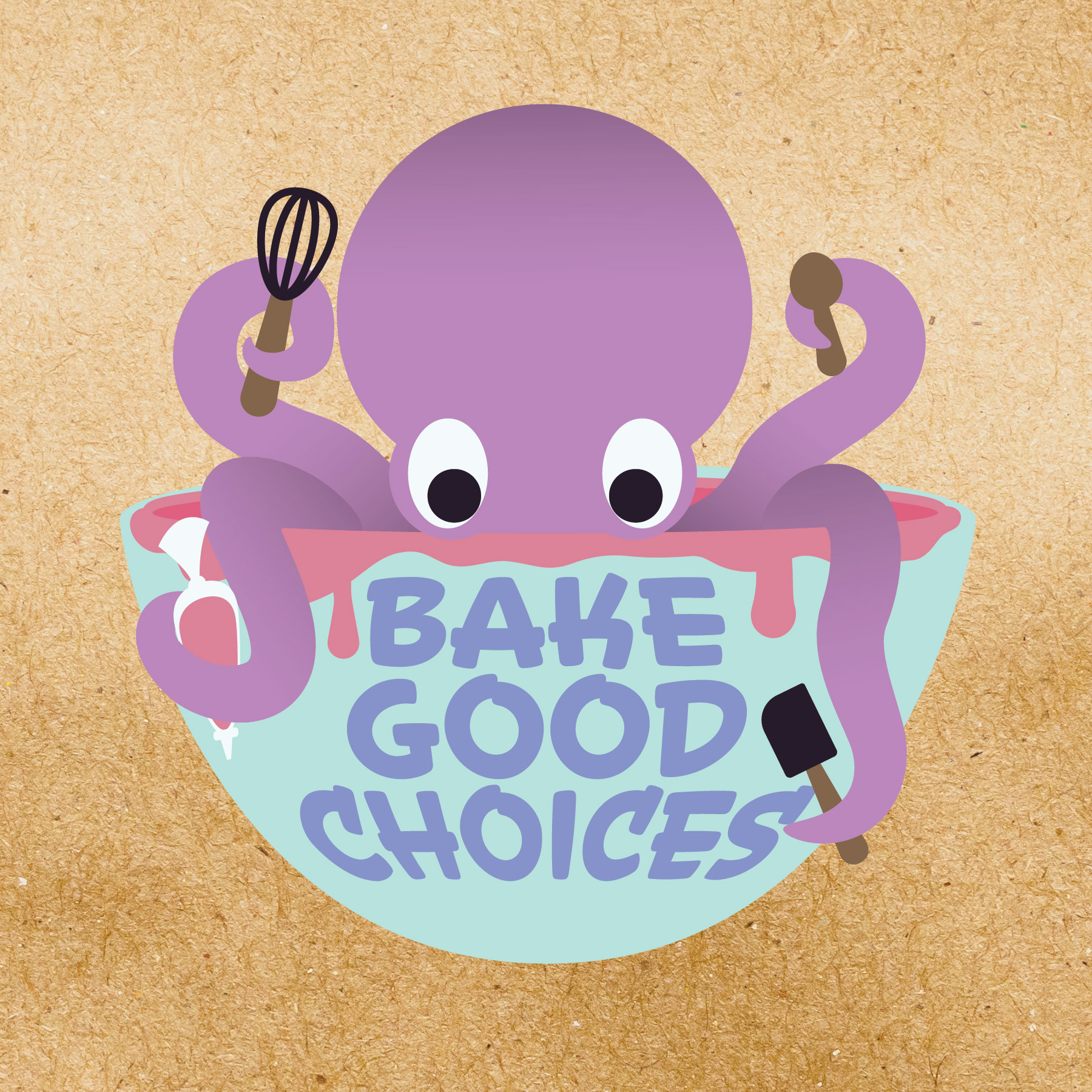 Bake Good Choices Logo Sticker 2