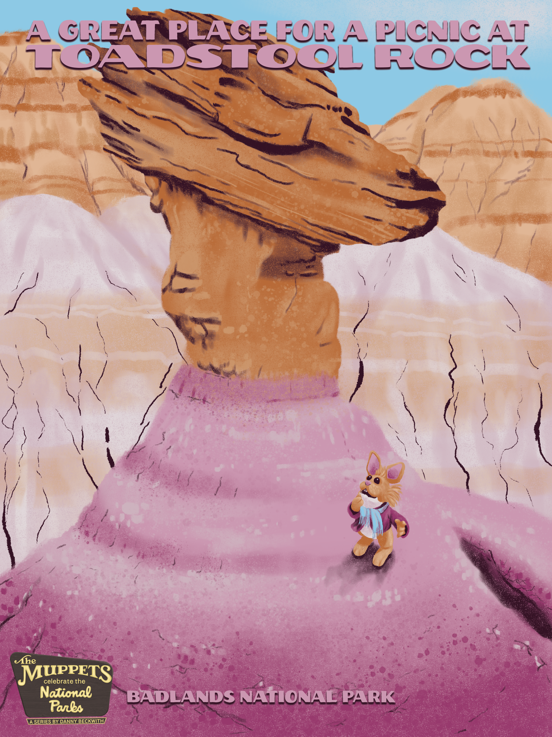 Toadstool Rock - Badlands NP