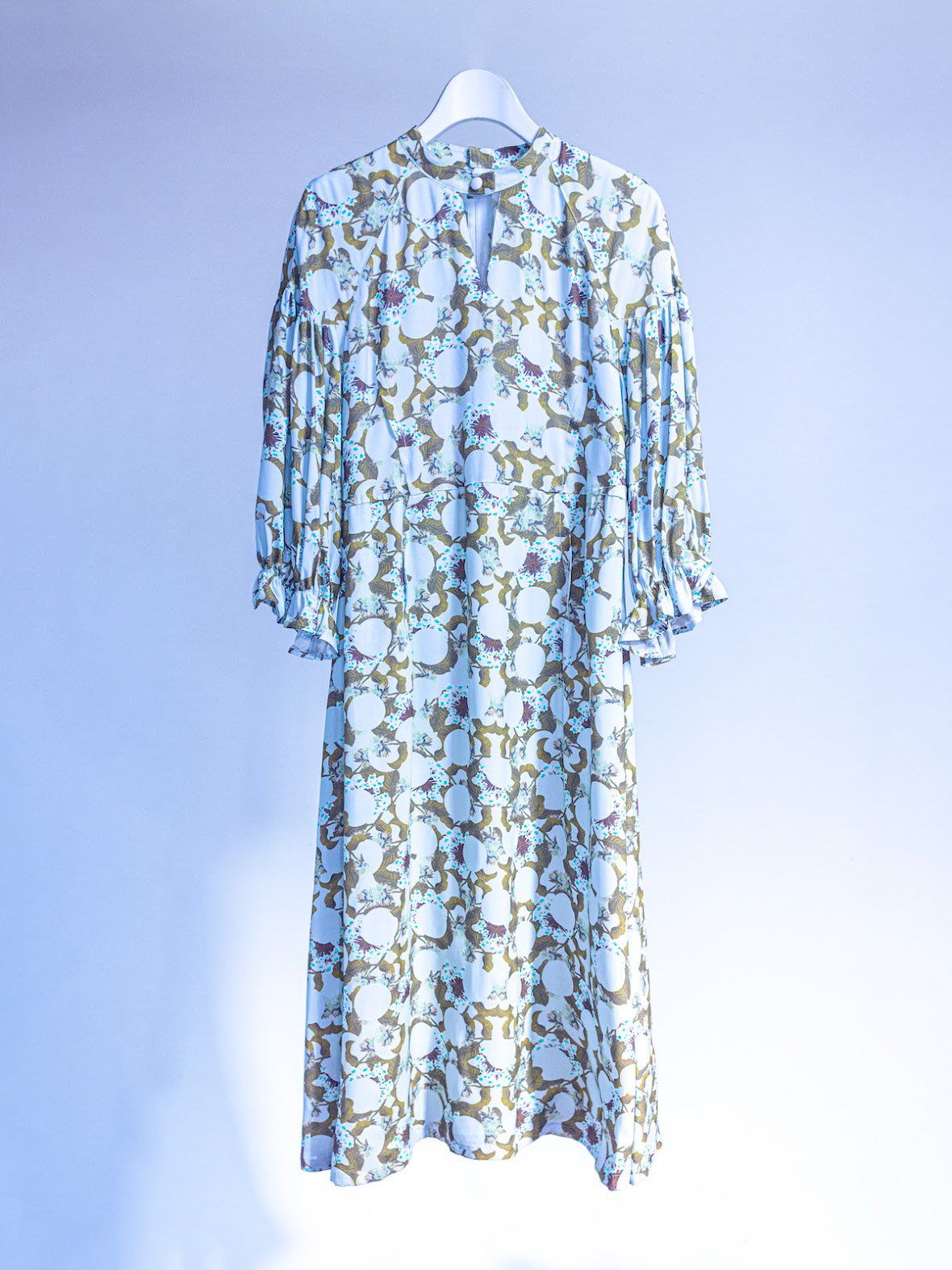 Floral Geometric pattern made with Rayon fabric