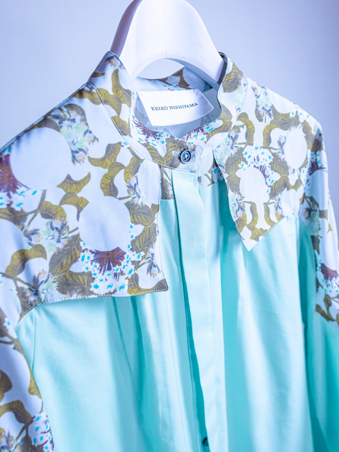Floral Geometric made with Rayon fabric