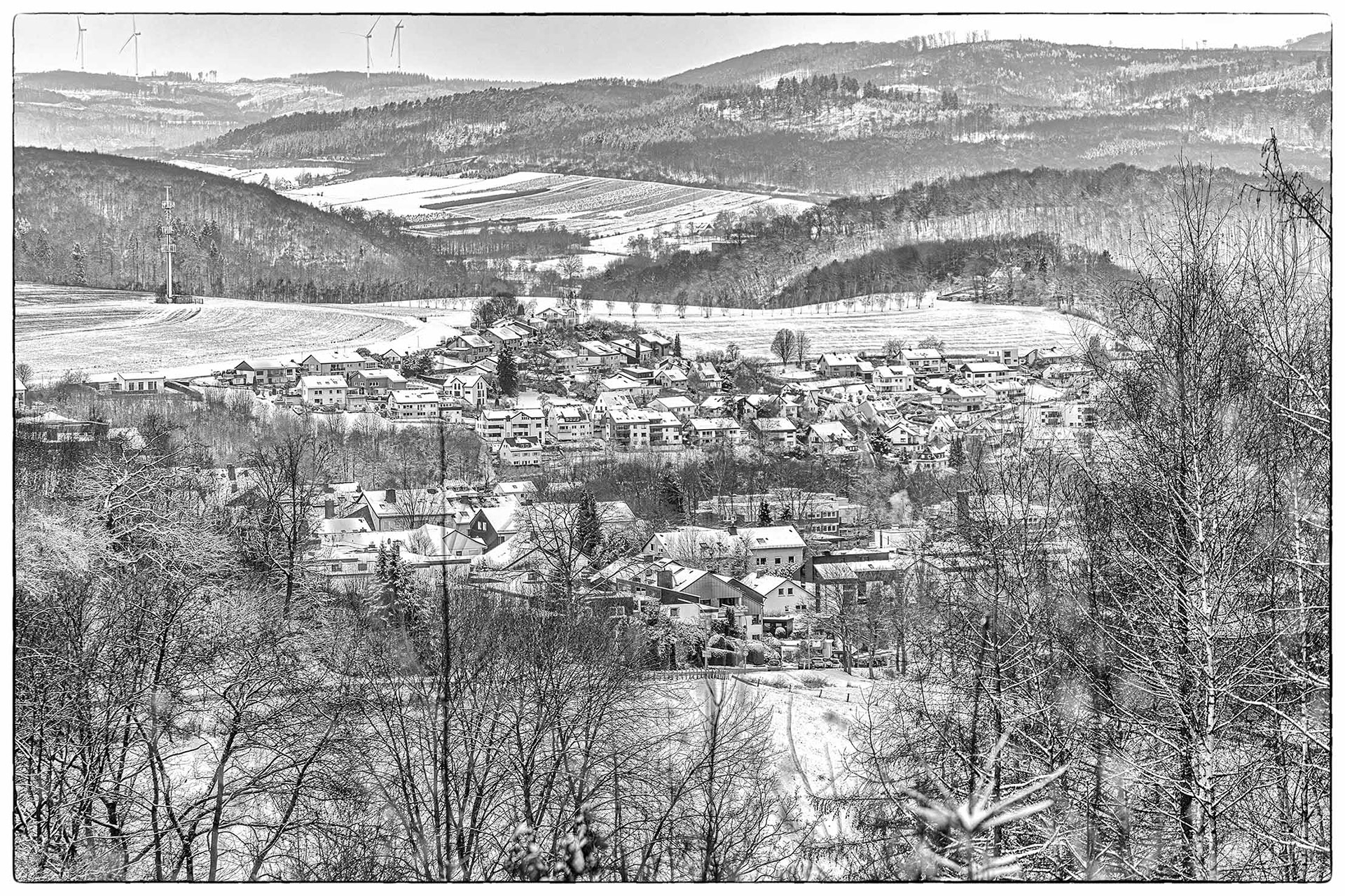 Blick vom Vogelsang auf Meschede
