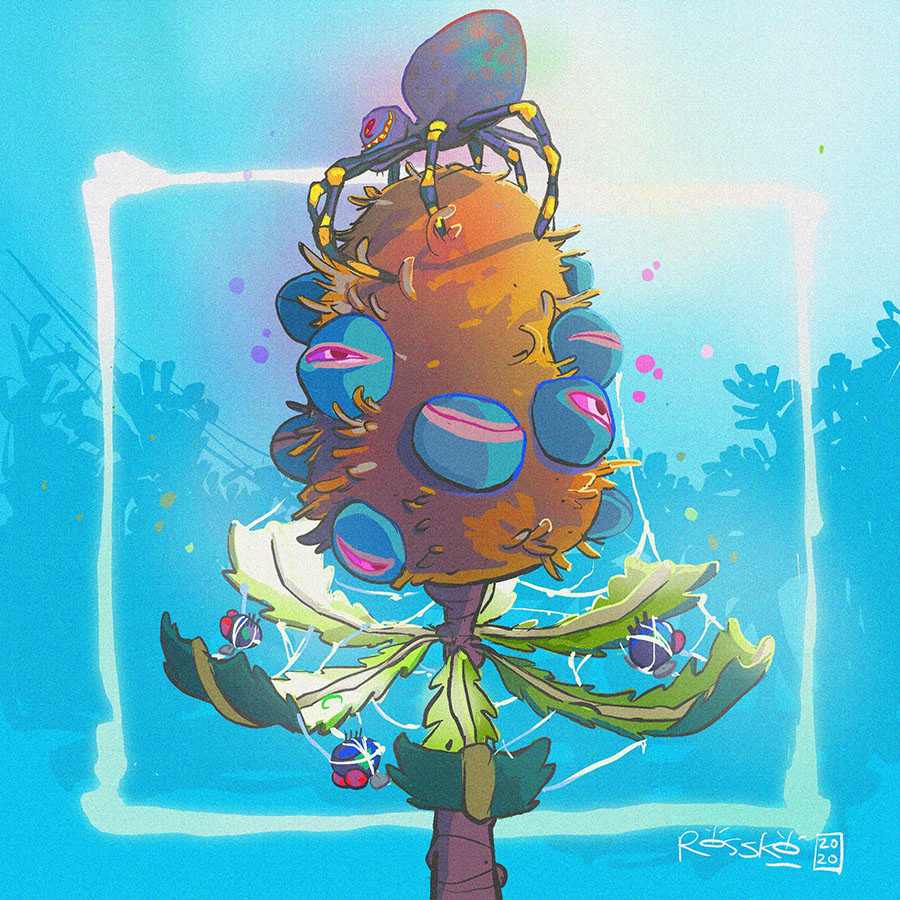 Banksia 3 - Personal Illustration - Digital - 2020