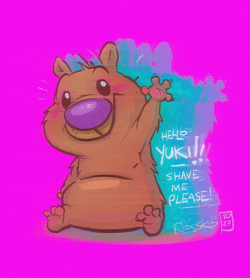 Wombat Sketch - Digital - 2020