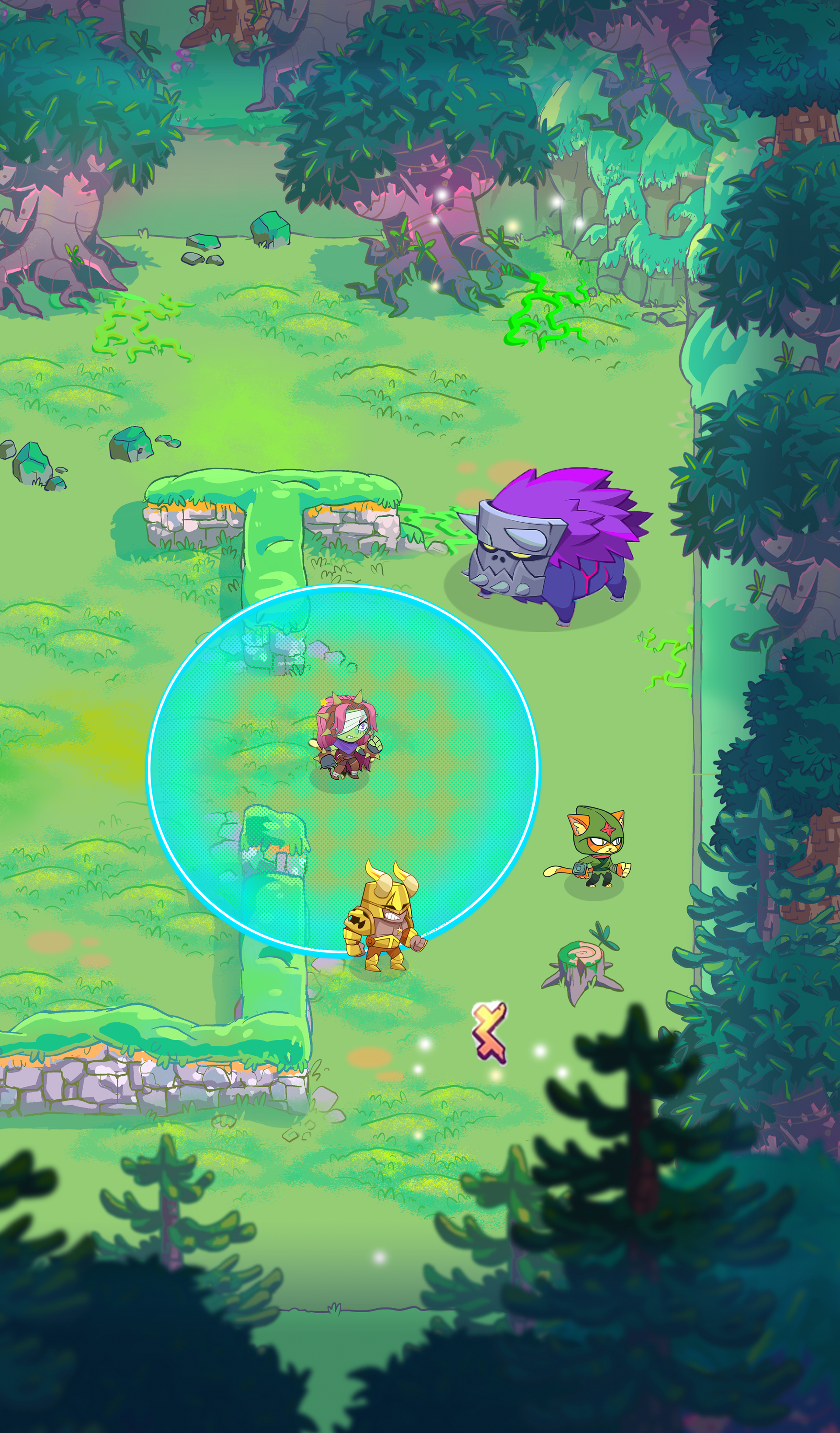 Environment Art concept for the Glade Envronment
