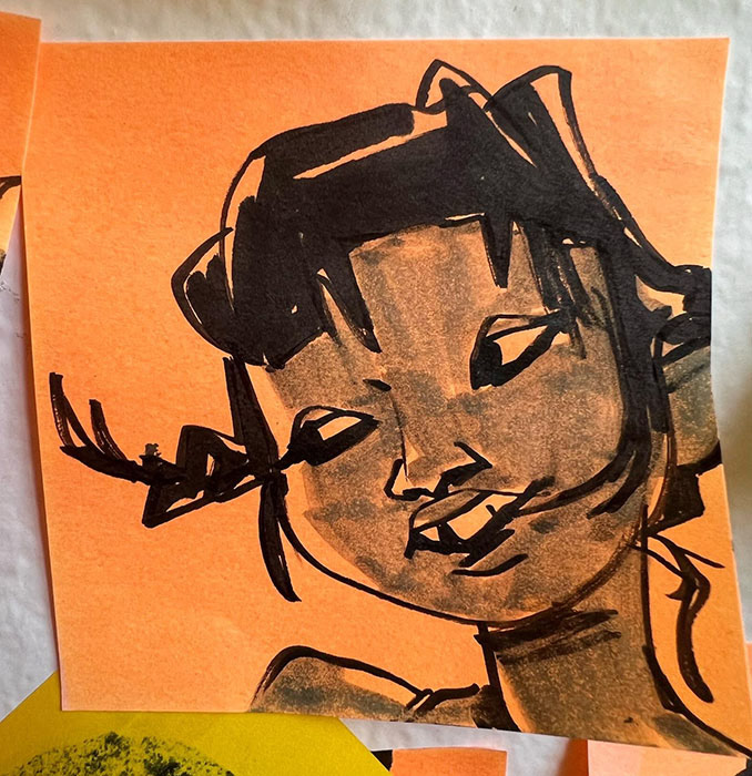 Post-it Portrait - 2022