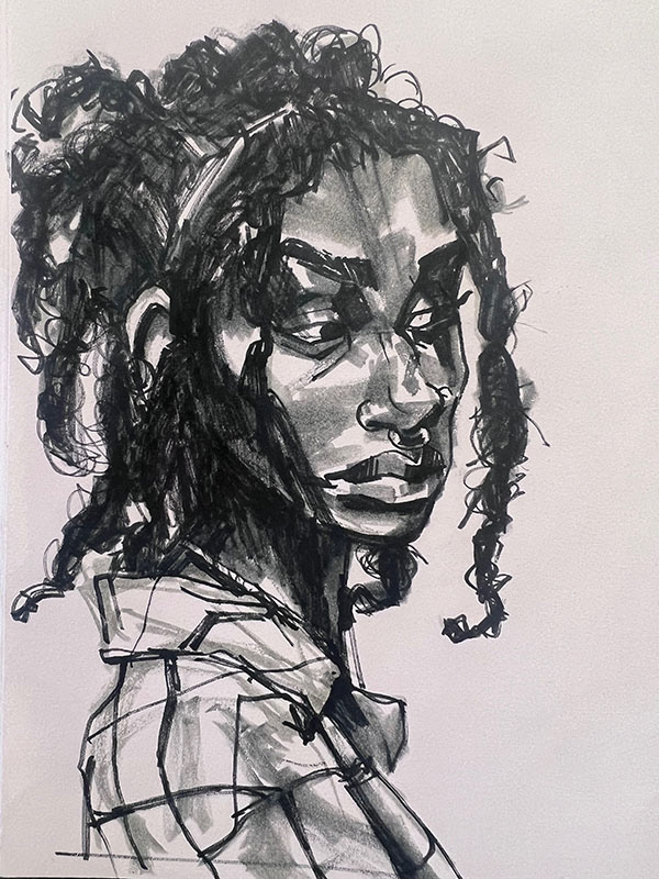 Portrait - Black Ink 2023