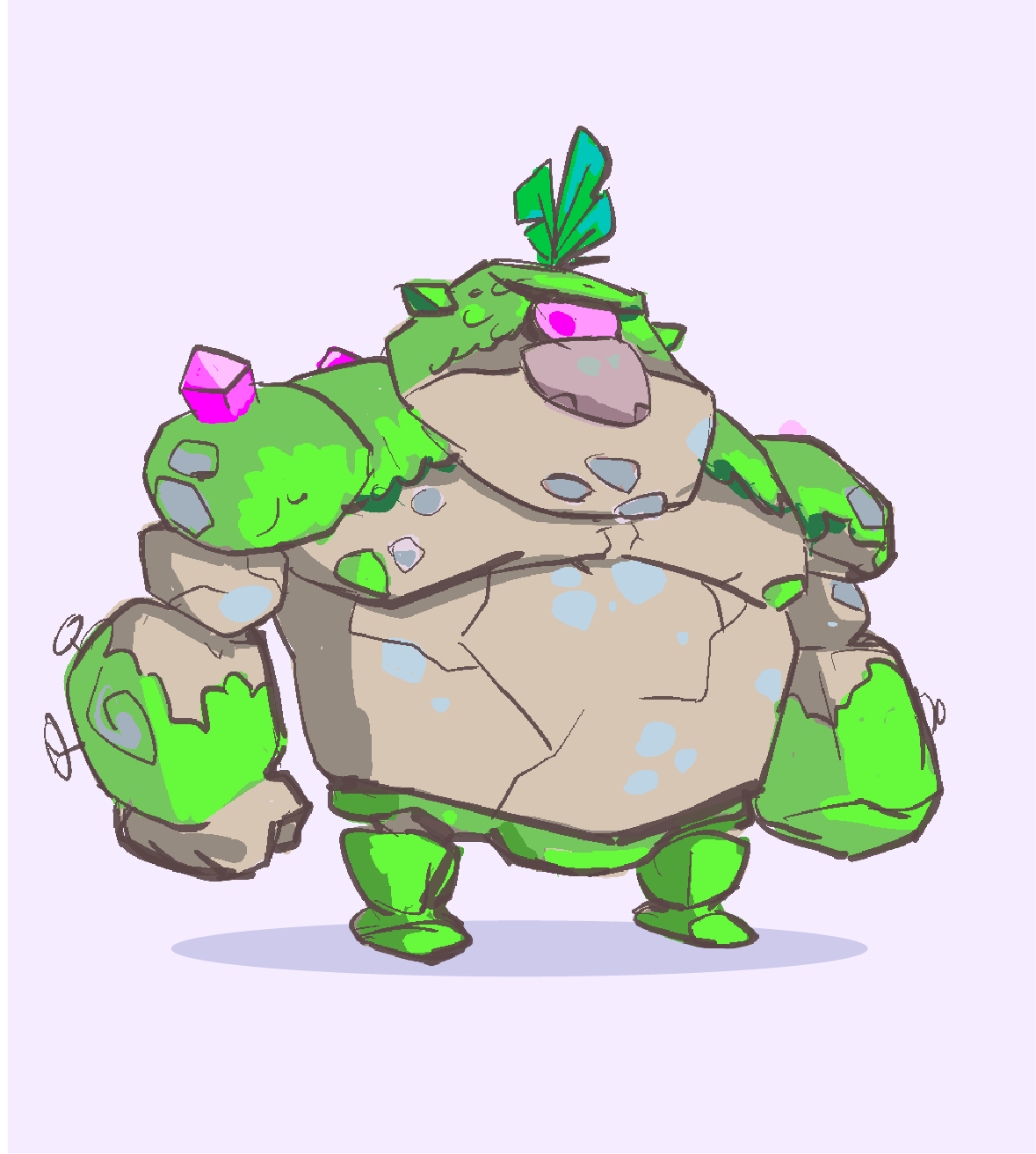 Character Art - Troll Boss