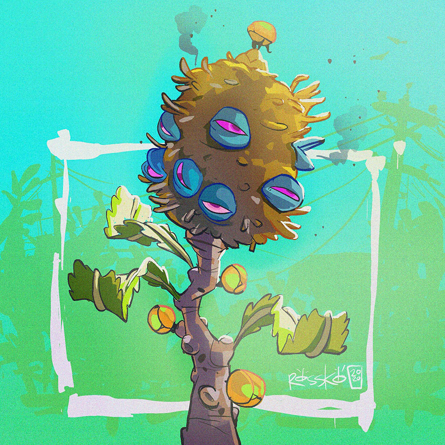 Banksia 1 - Personal Illustration - Digital - 2020