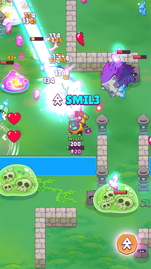 Screenshot of the Glade environment art in game