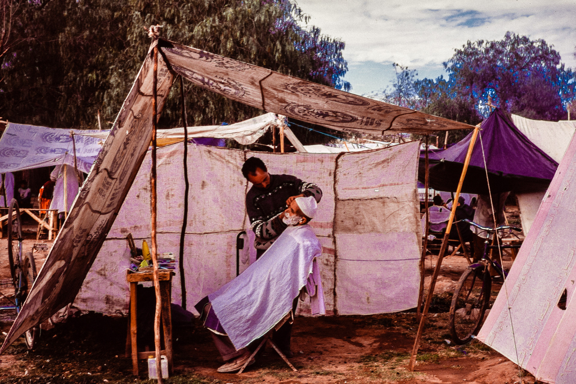 Berber barber, Atlas Mountains, Morocco