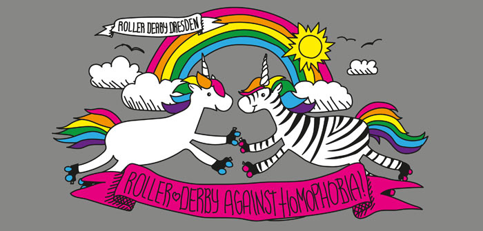 "Roller Derby against Homophobia"