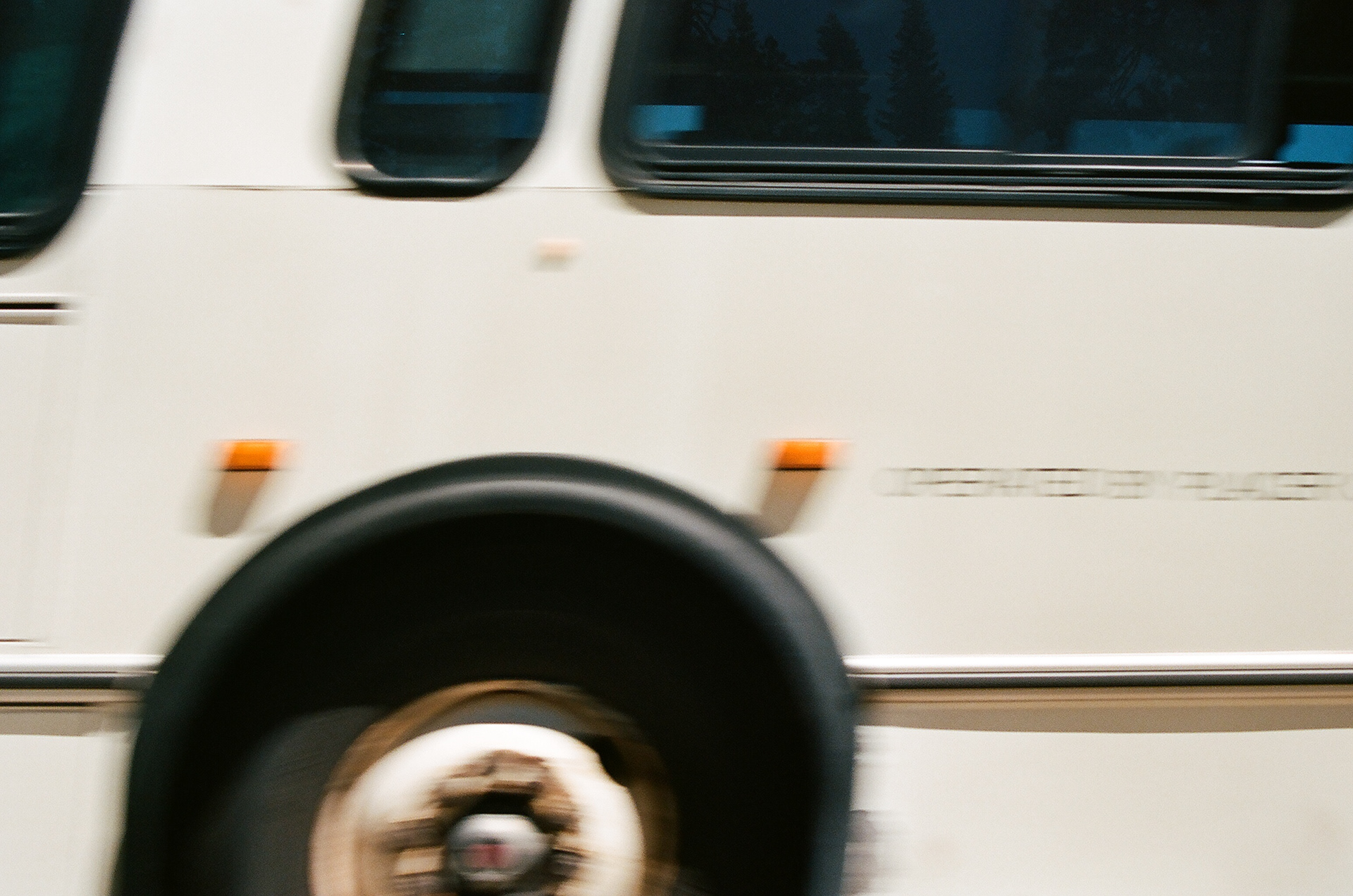 Lake Tahoe bus system on 35mm