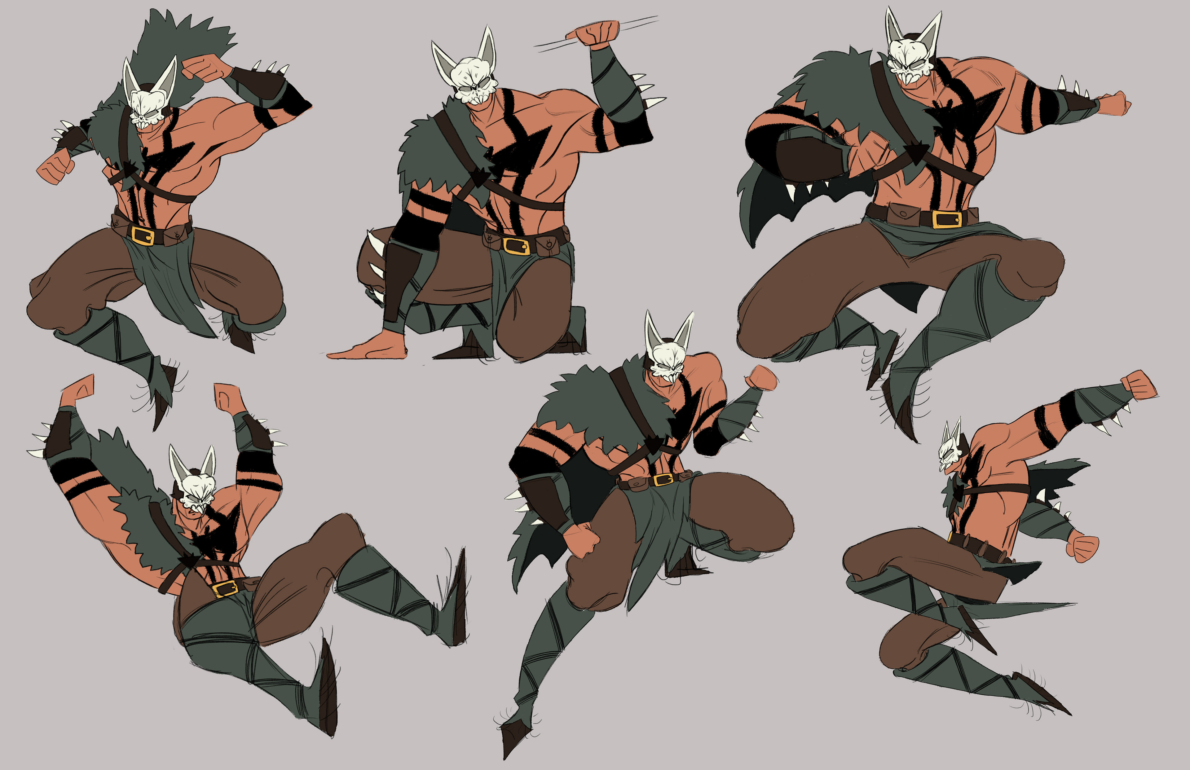 Chieftain Batman Poses