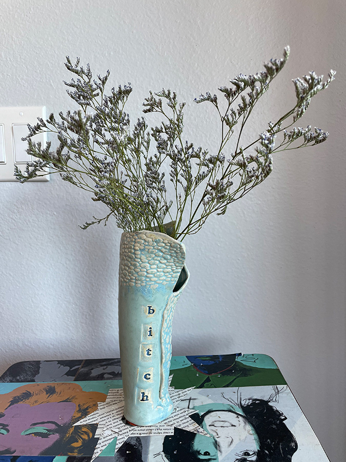 $50 vase 8"x3"