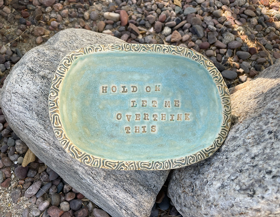 $39 trinket dish 6.5"x4.5"