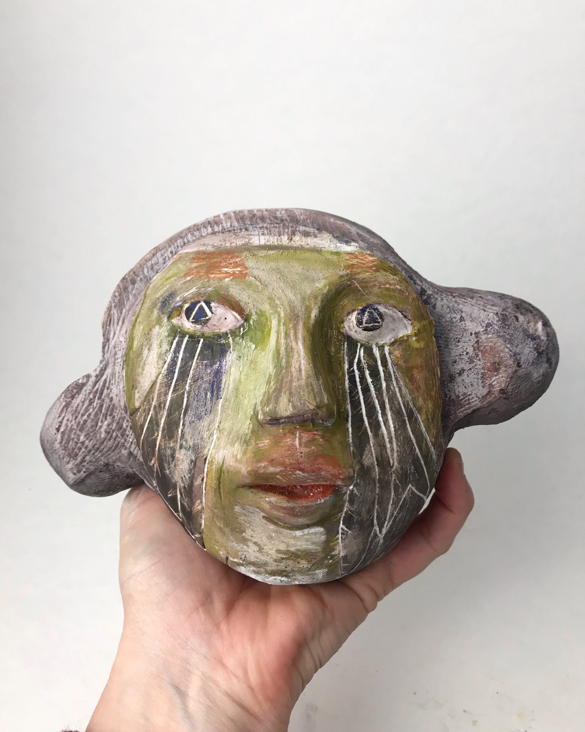 PIANGENDO NATURA n.5 gesso patinato