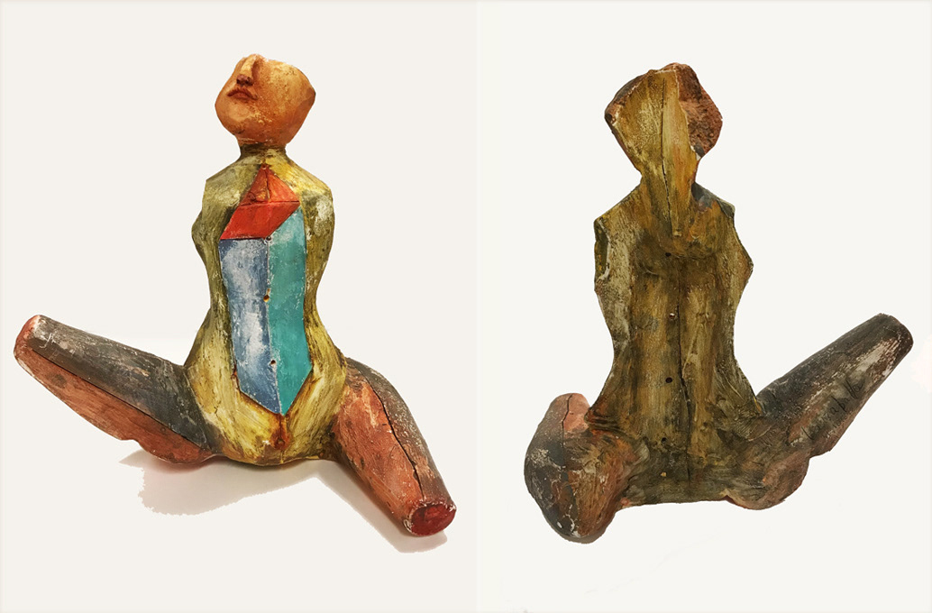 CASA gesso e dipinto ad acrilico