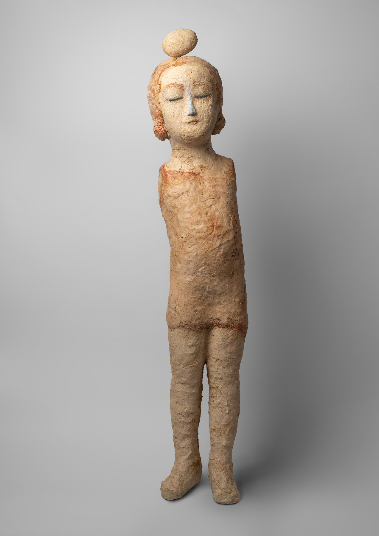 Bimba con uovo 2021 pasta di legno 120x17x30