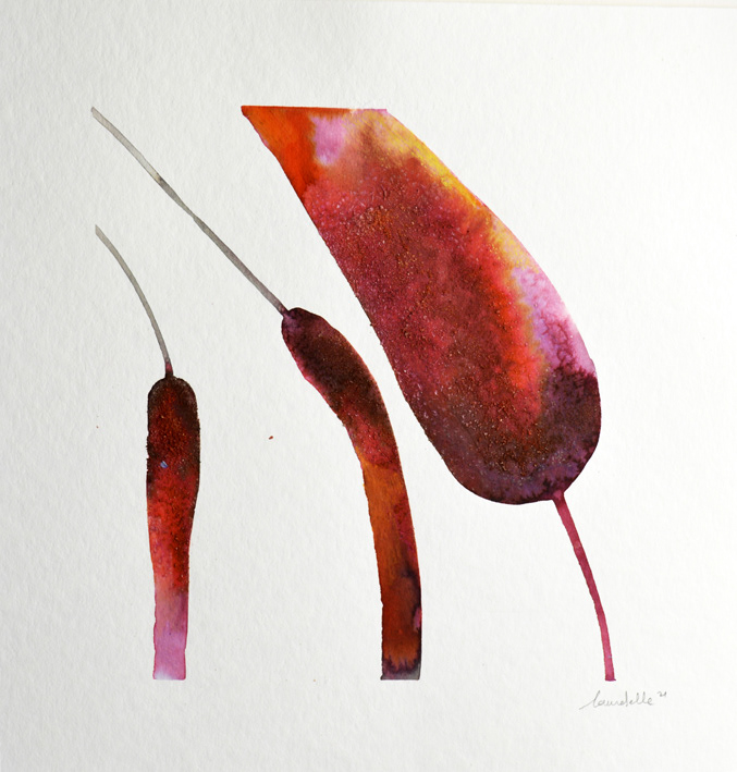 SPAZIO LIQUIDO C 30x30cm ecoline su carta applicata su cartonlegno (non esporlo a fonti luminose)