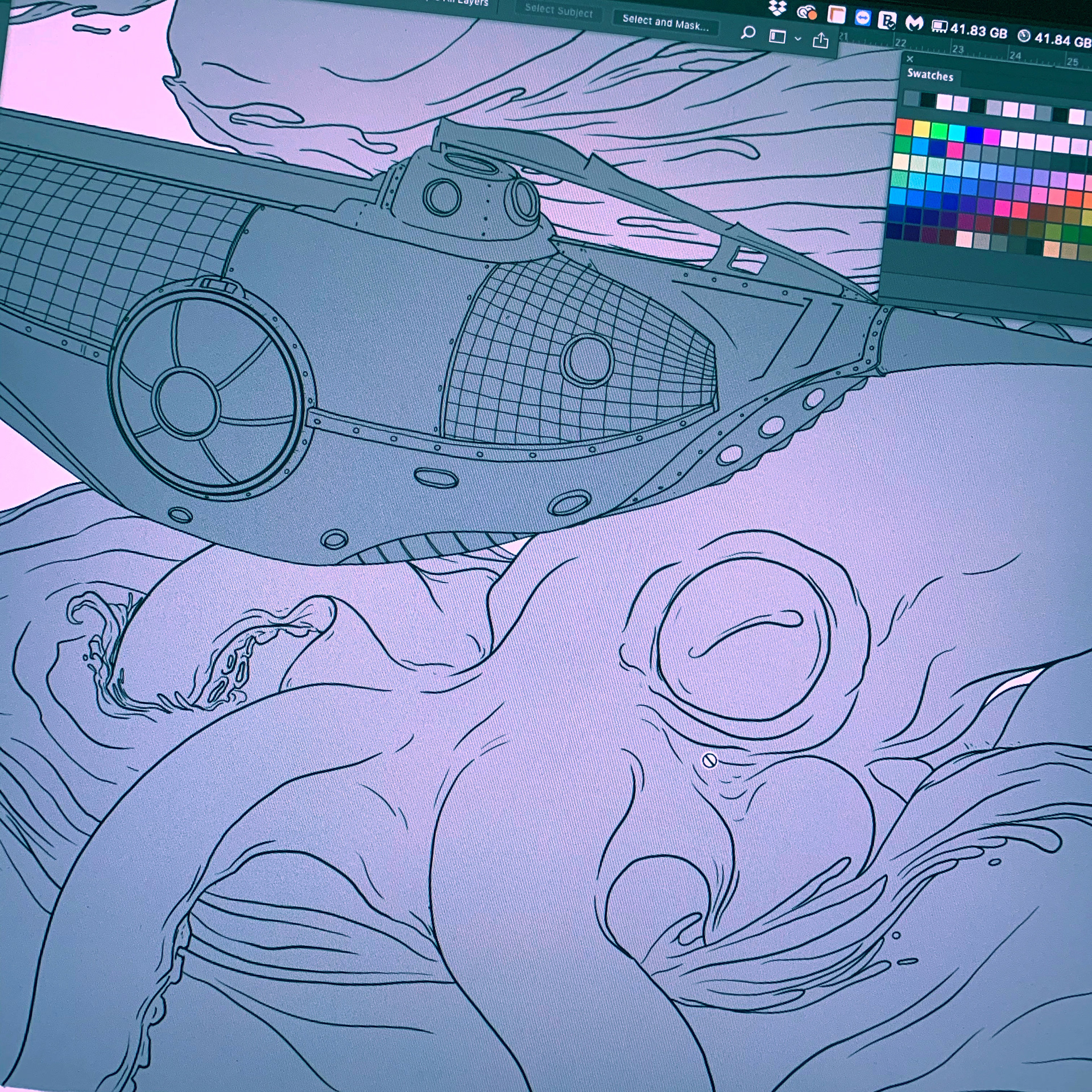 Detail of Digital re Tracing