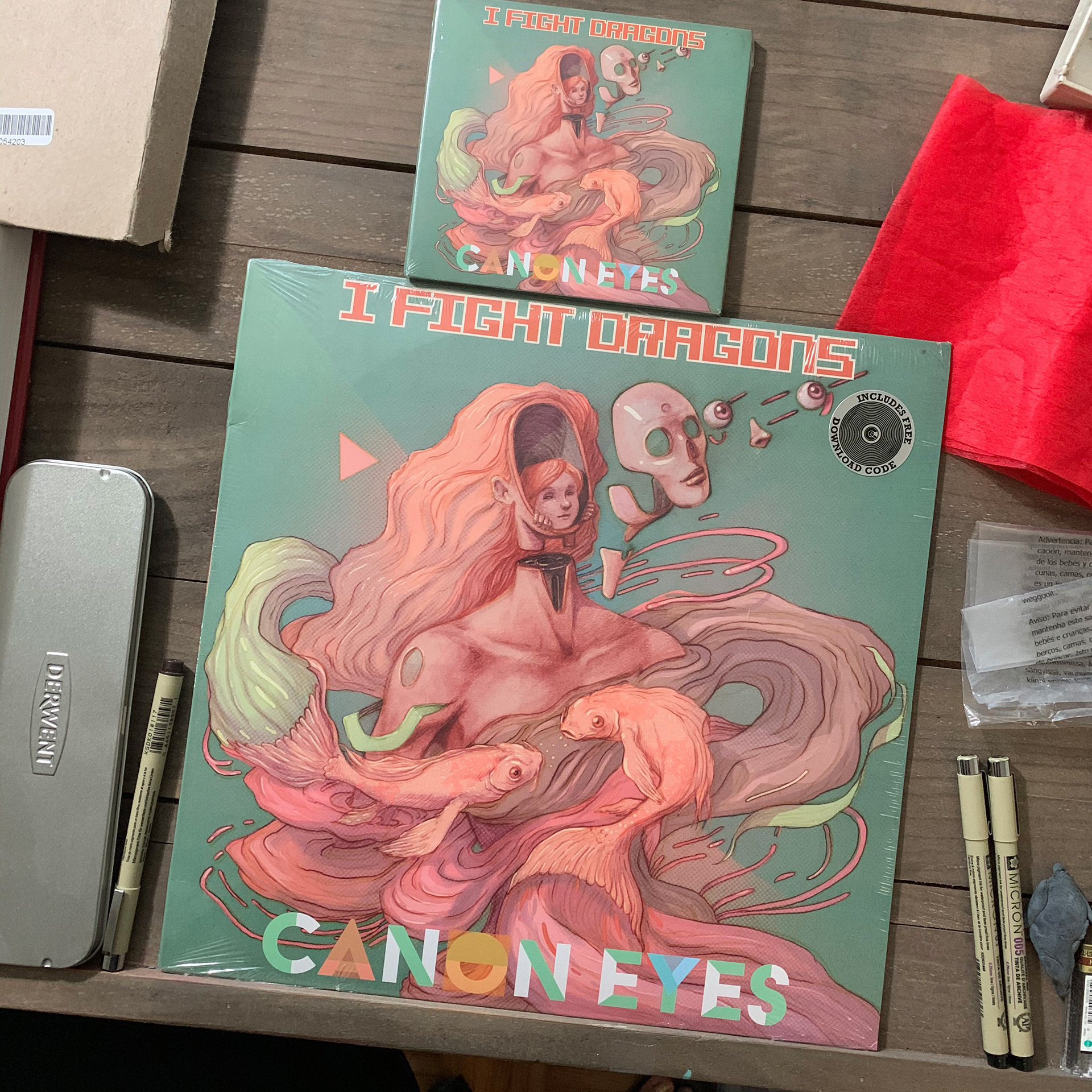CANON EYES - Vinyl and CD cover