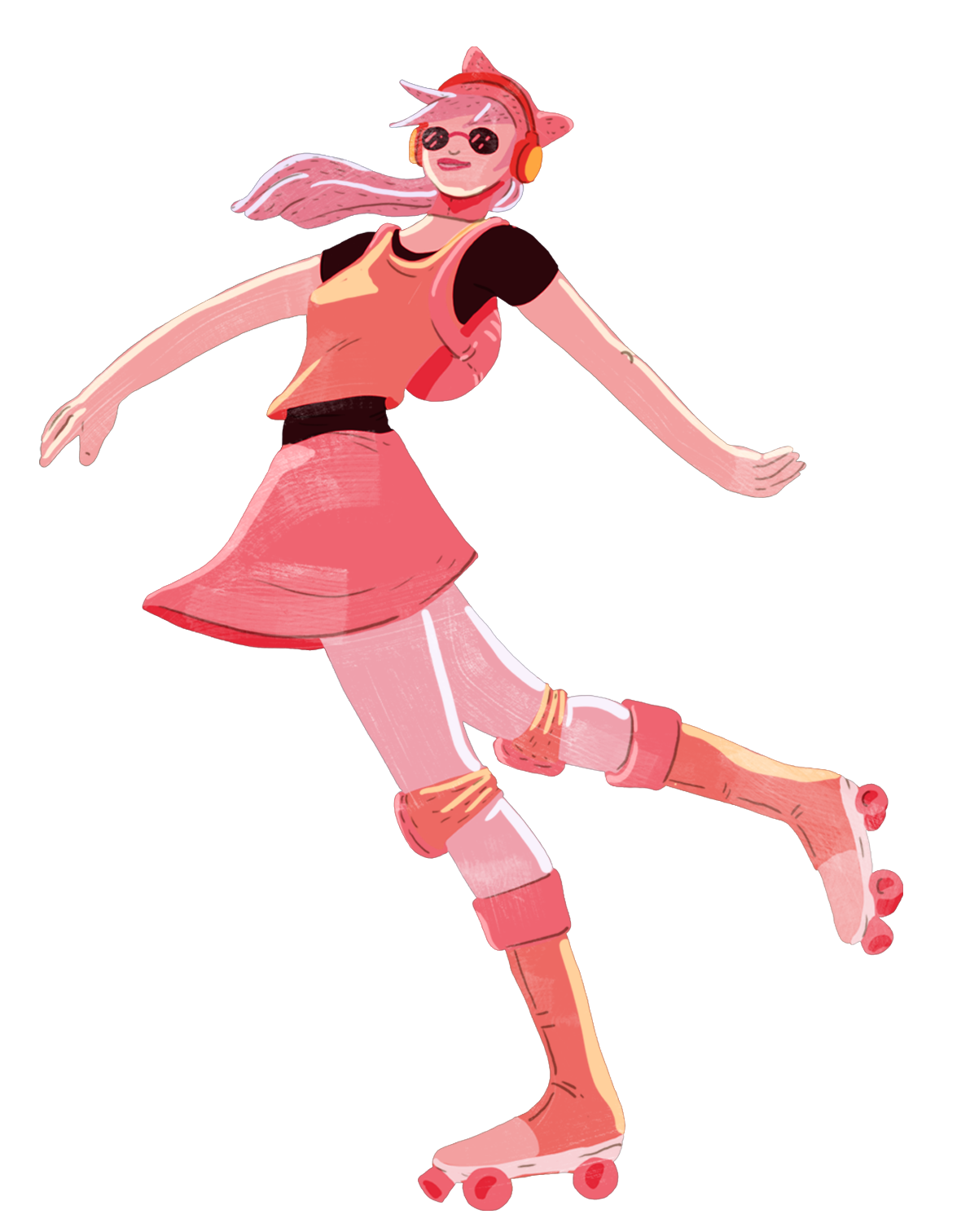 Revisited design of the character for the video