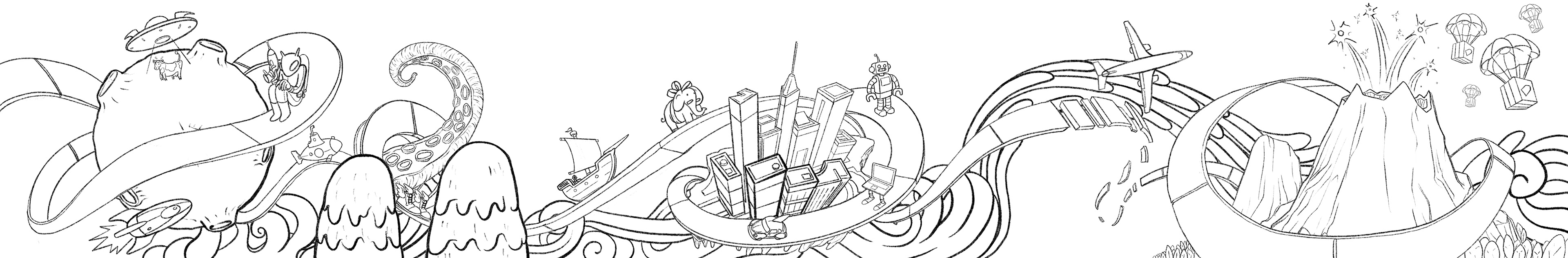 Proceso de line art 01 :: WIP 01