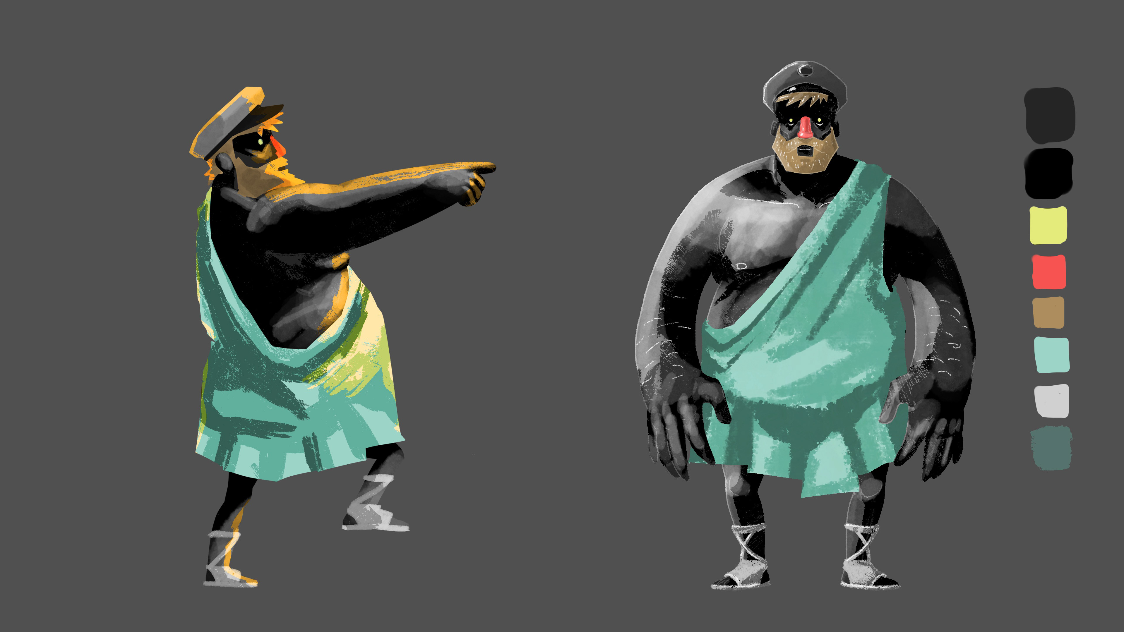 CAPTAIN CHARACTER DESIGN