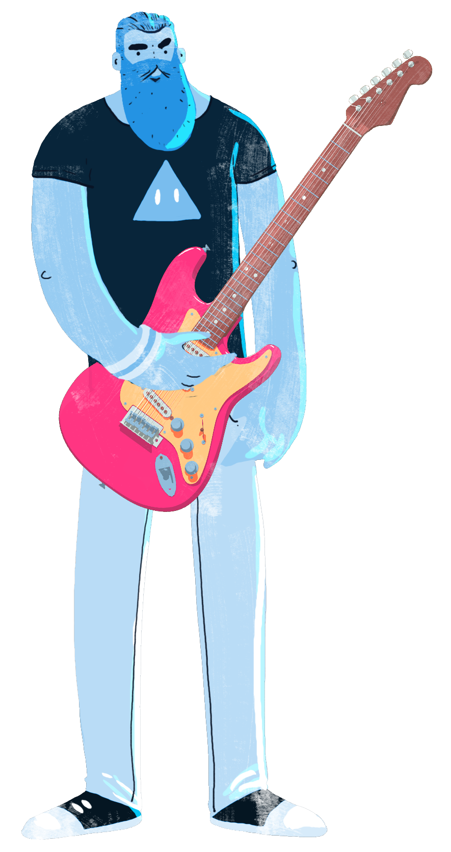 Earlier character design for the Pitch