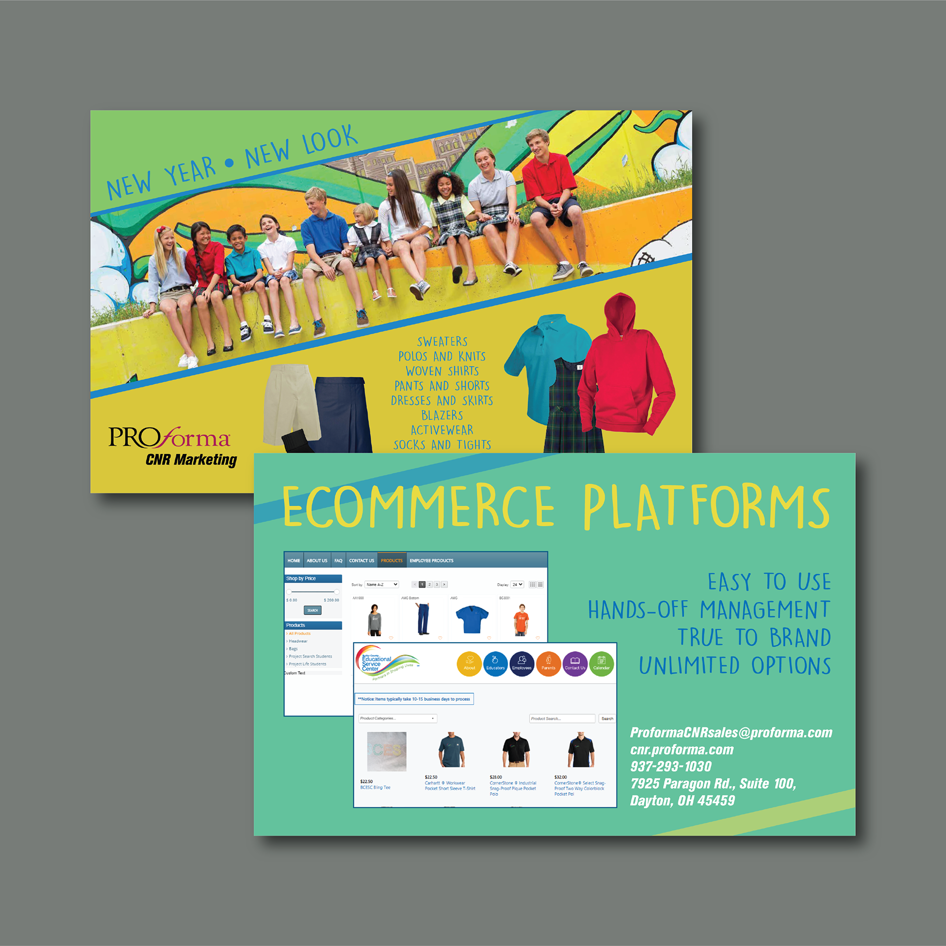 Postcard for promotional company