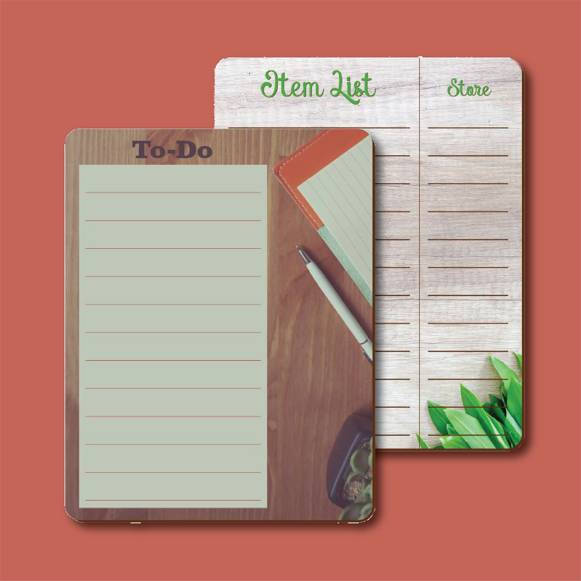 White boards for storefront